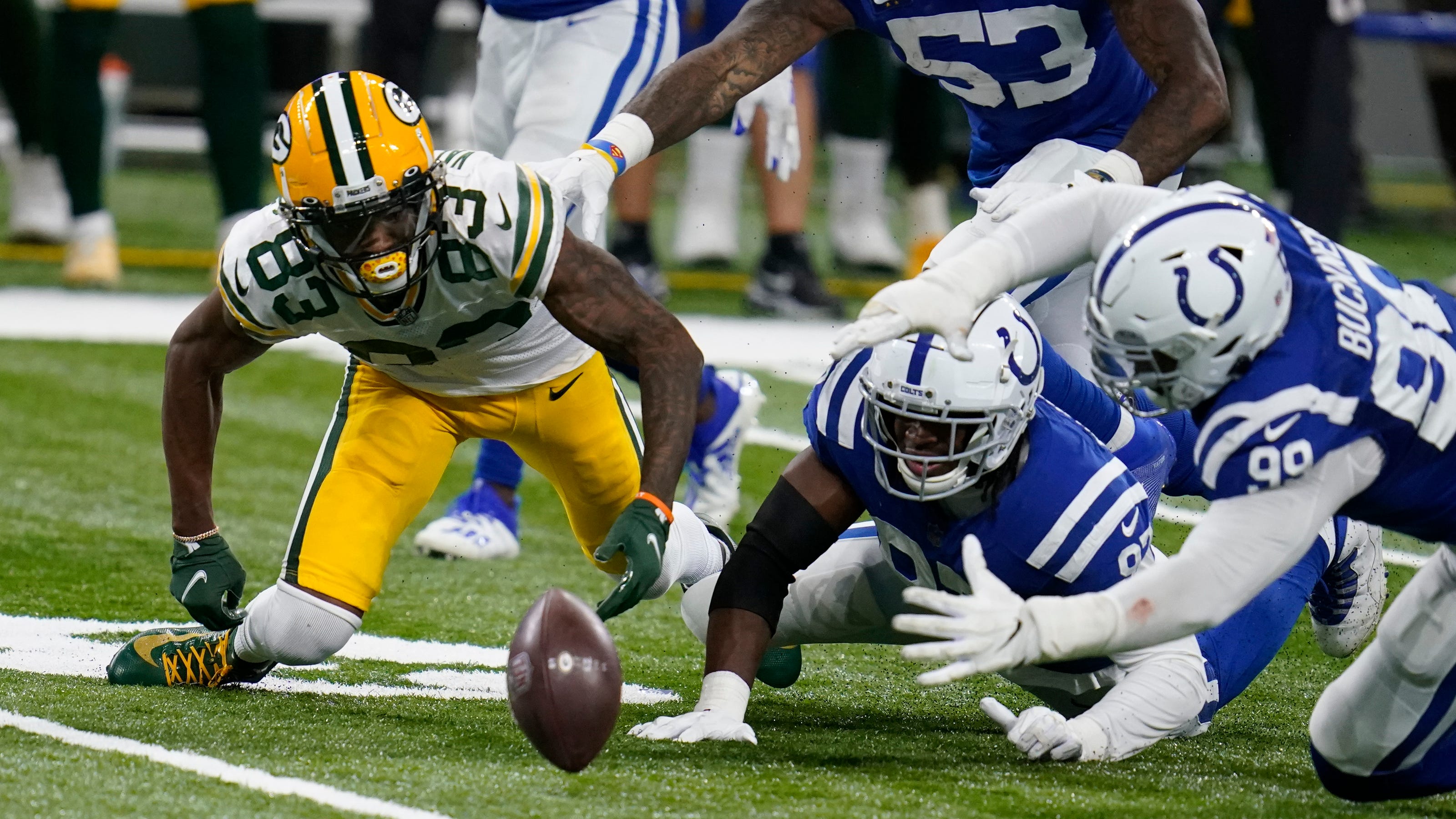 Green Bay Packers Blow 14 Point Lead Fall To Colts 34 31 In Ot