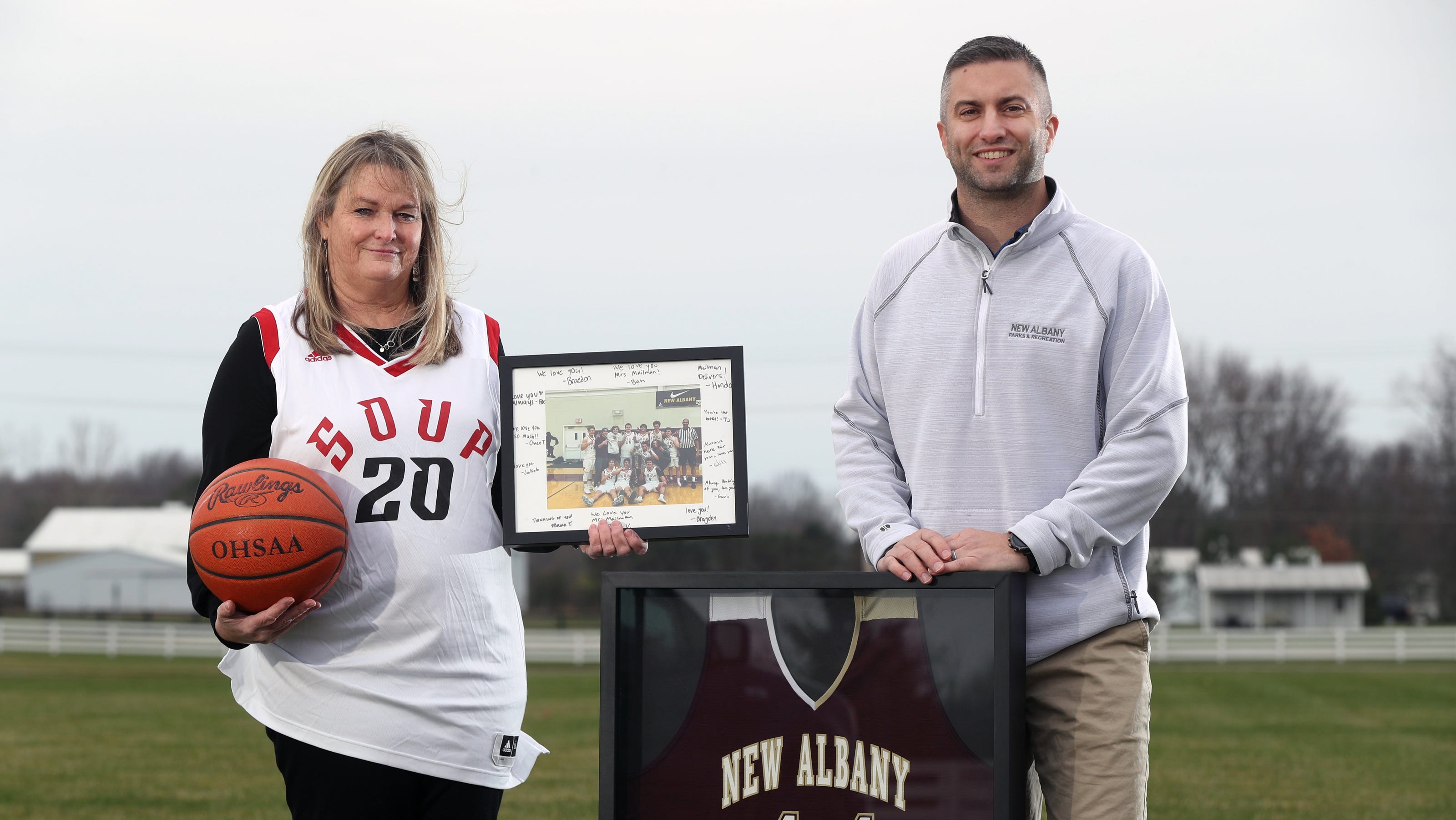 New basketball courts at New Albany #39 s Bevelhymer Park would honor