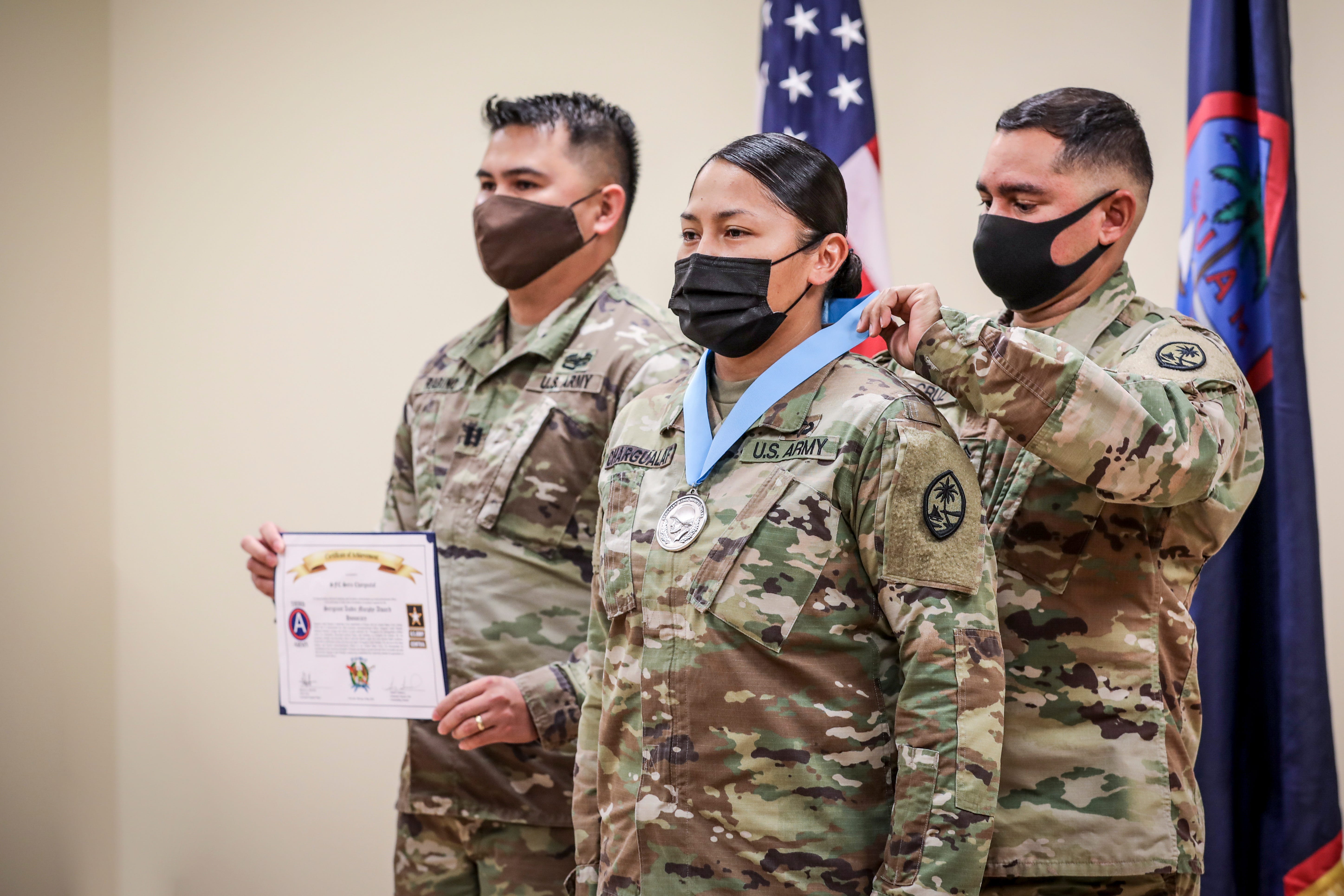 Sera Chargualaf is Guam Guard's first Audie Murphy Club member | Local ...