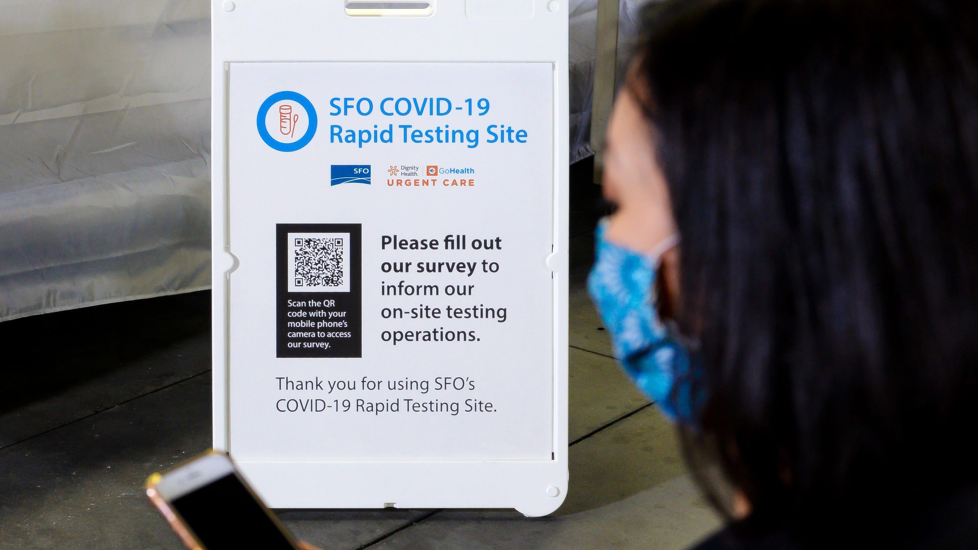 Best airport amenities COVID19 testing stations, outdoor lounges