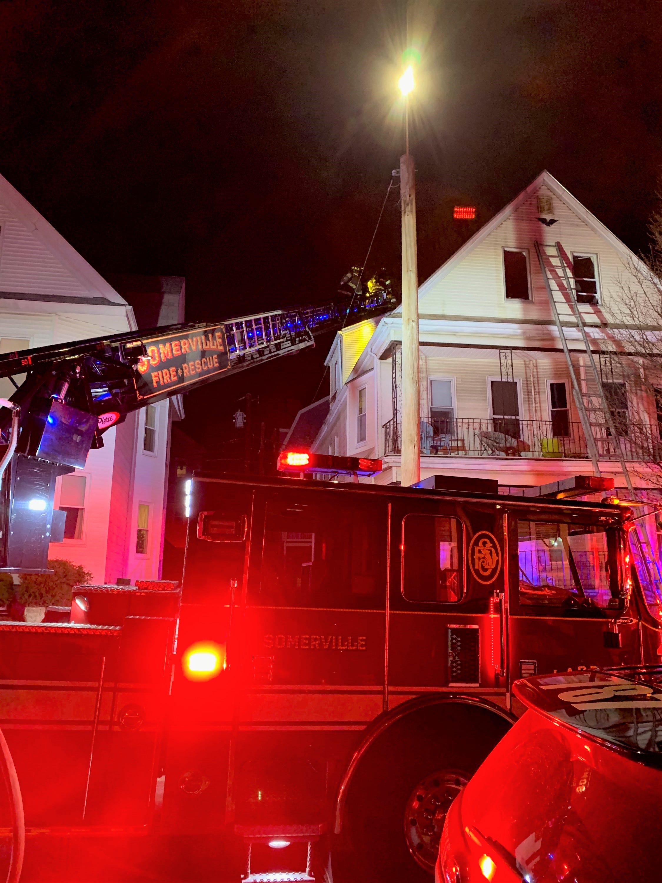 Thanks To A Neighbor, Somerville Firefighters Contained The Blaze