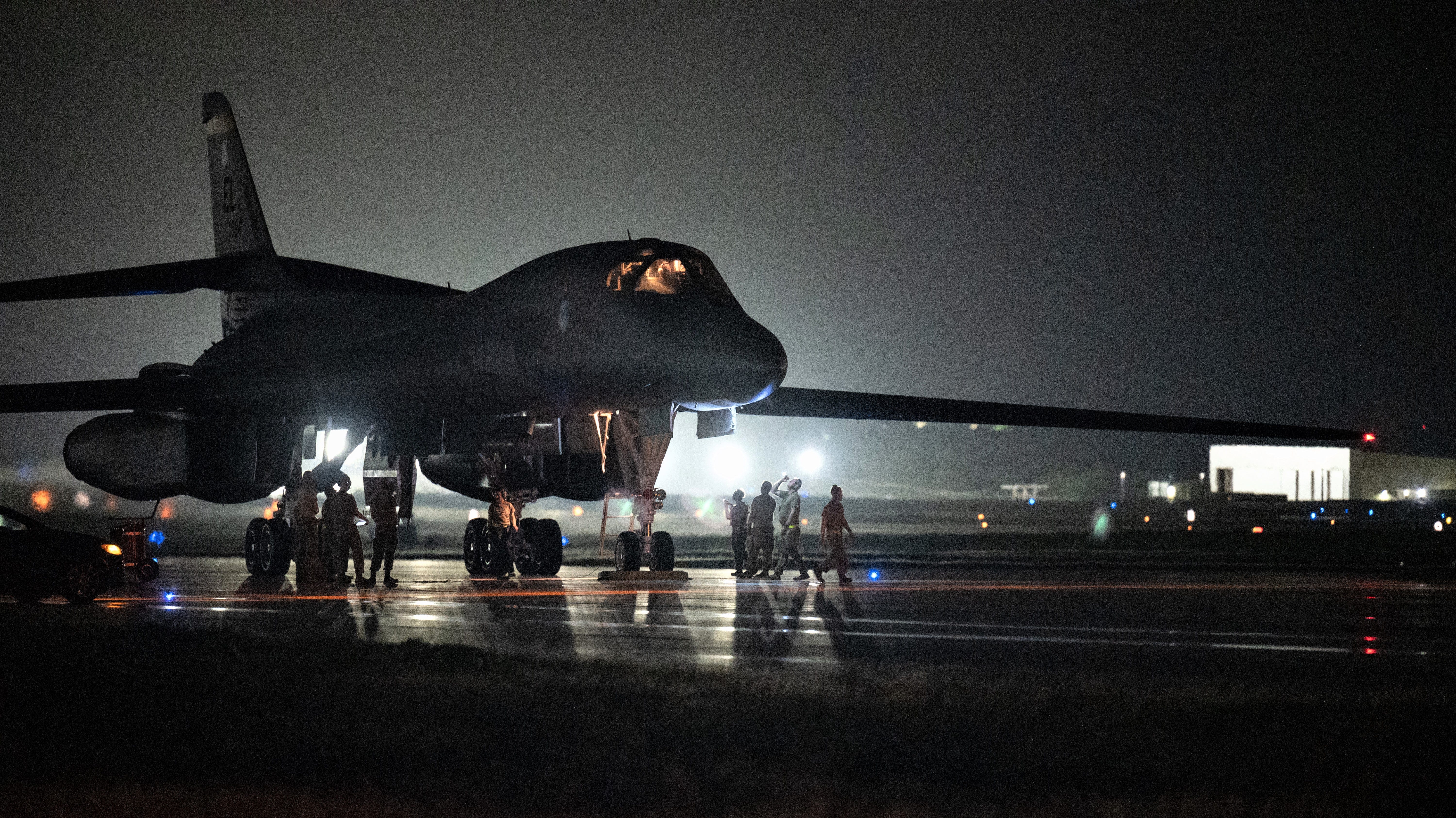 Lancer B 1b Bombers Are Currently Deployed At Andersen Afb