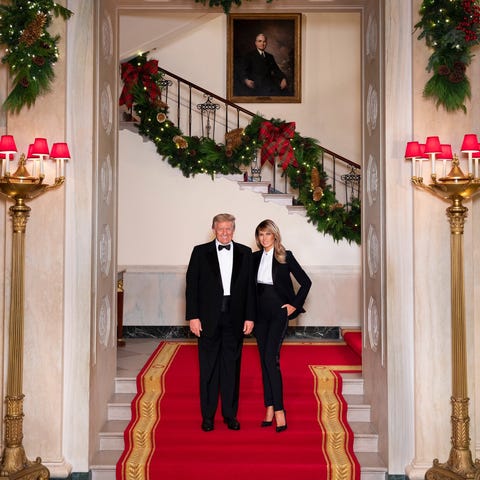 President Donald Trump and First Lady Melania Trum