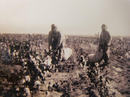 Bianca Prado's great grandfather (left) and grandmother (right) in Robstown, TX.