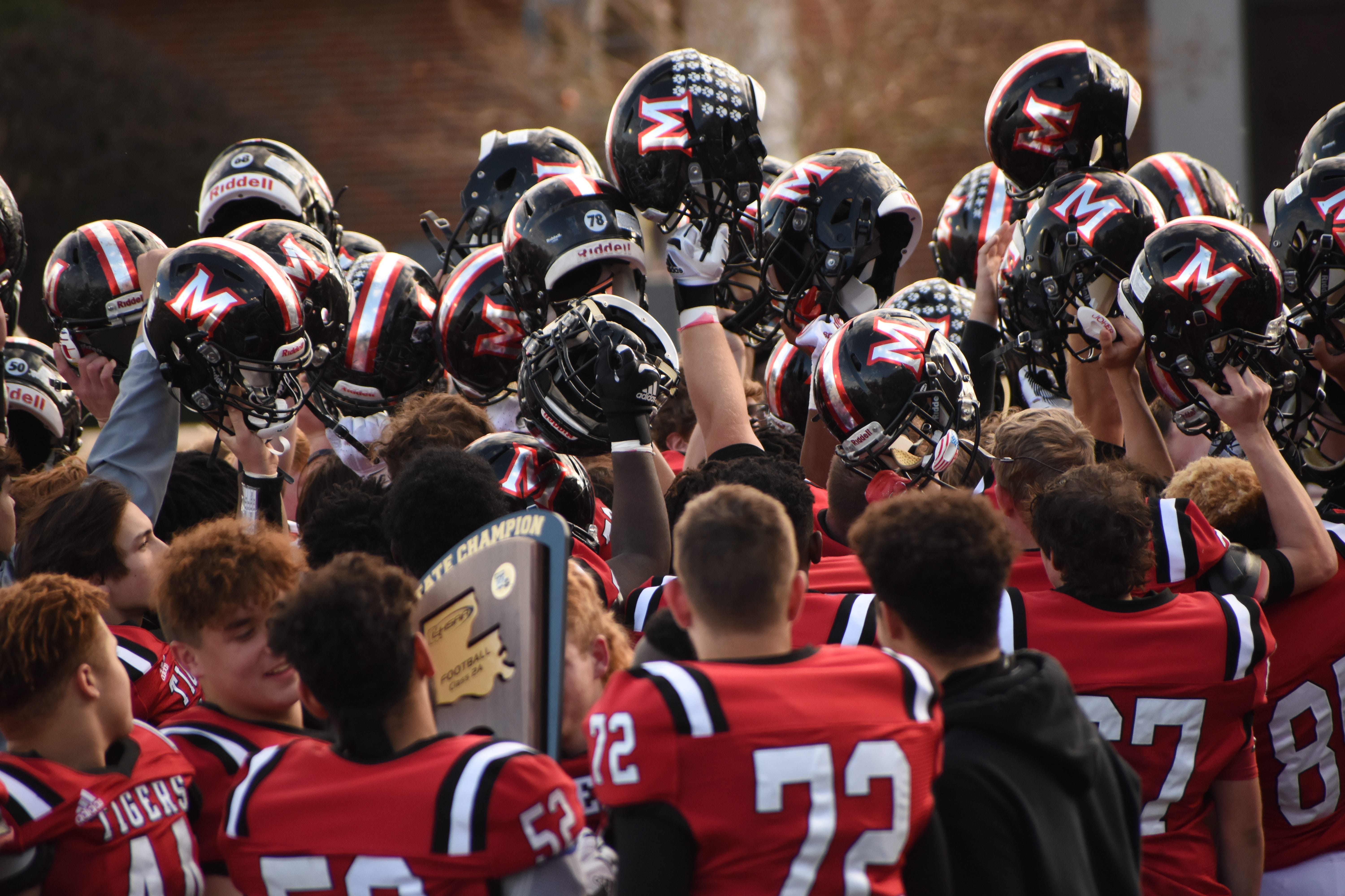 Many Dominates All-District 3-2A Football Team