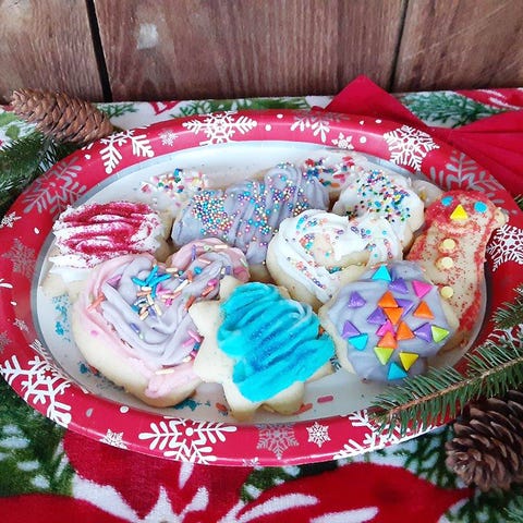 Gloria's Christmas cookies.