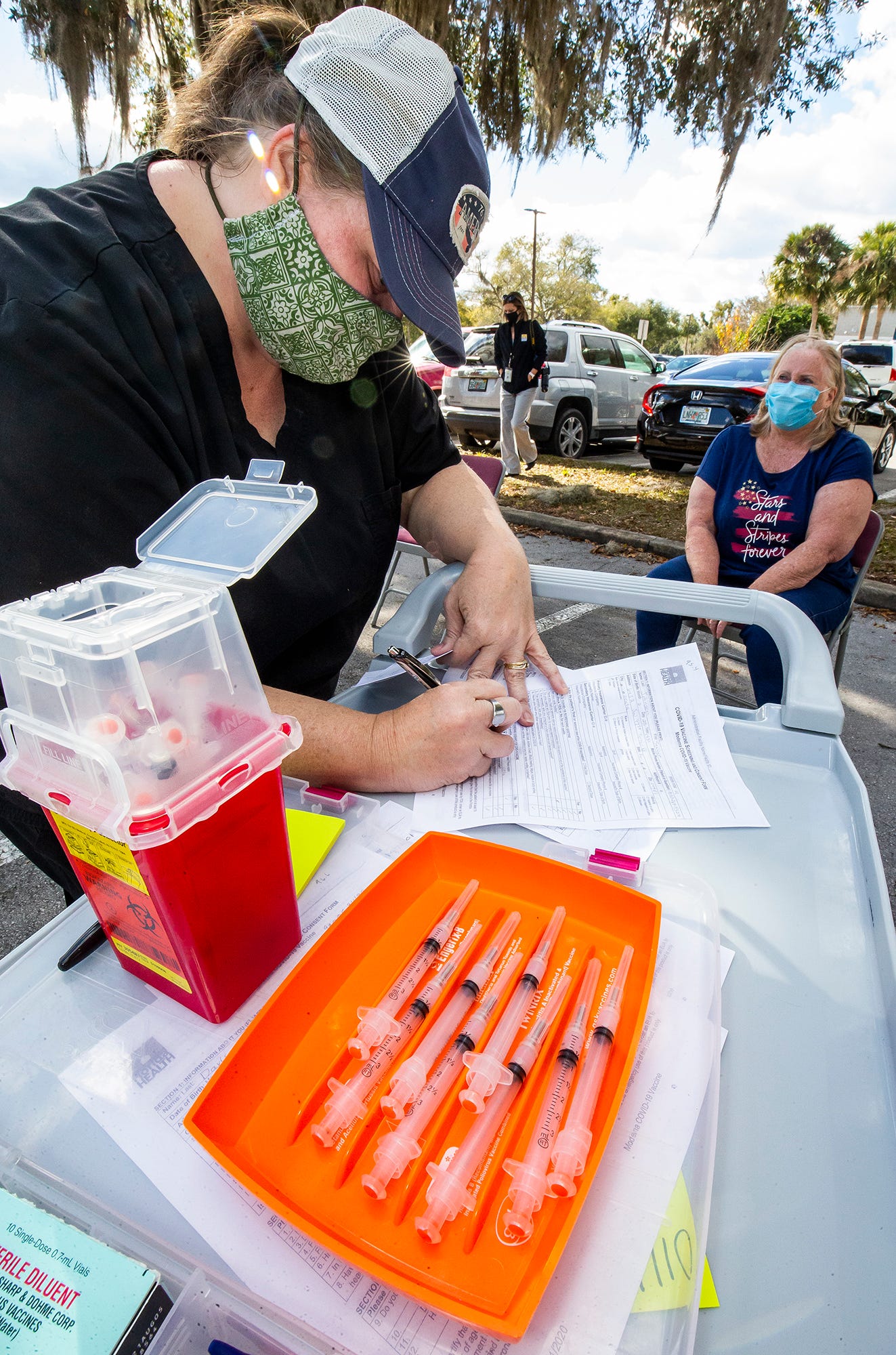 covid vaccine jumping line