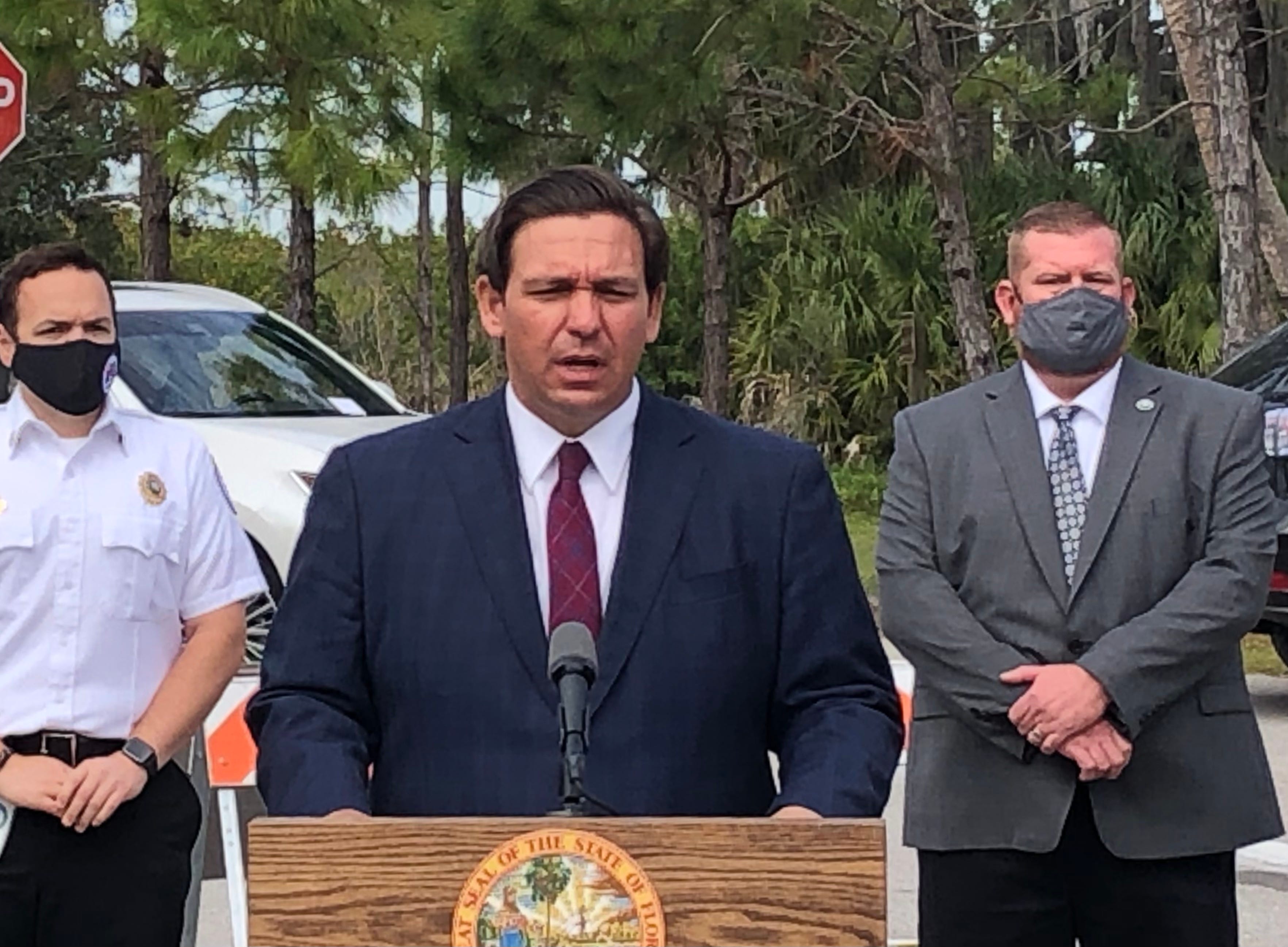 Fla. Gov. DeSantis Deflects Blame For Lawlessness In Capitol