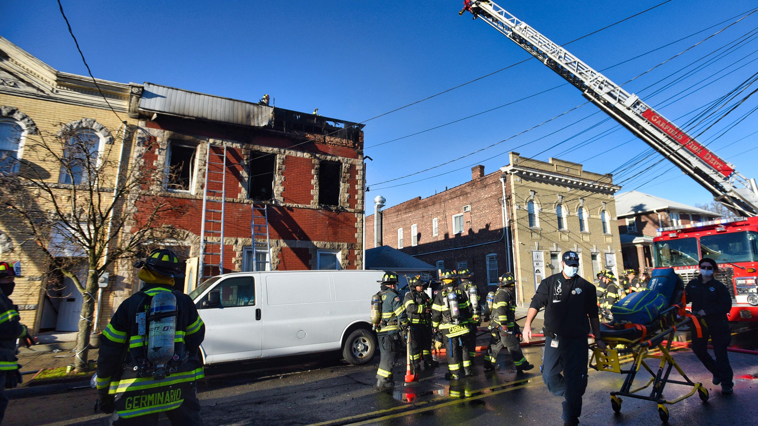 Garfield NJ: Several families are homeless Sunday after two-alarm fire