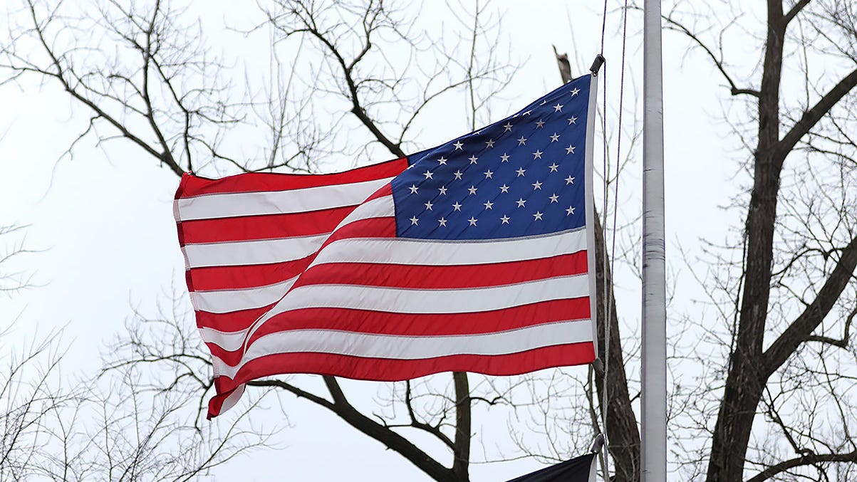 Why U.S. flags are at halfstaff today and when are they lowered?