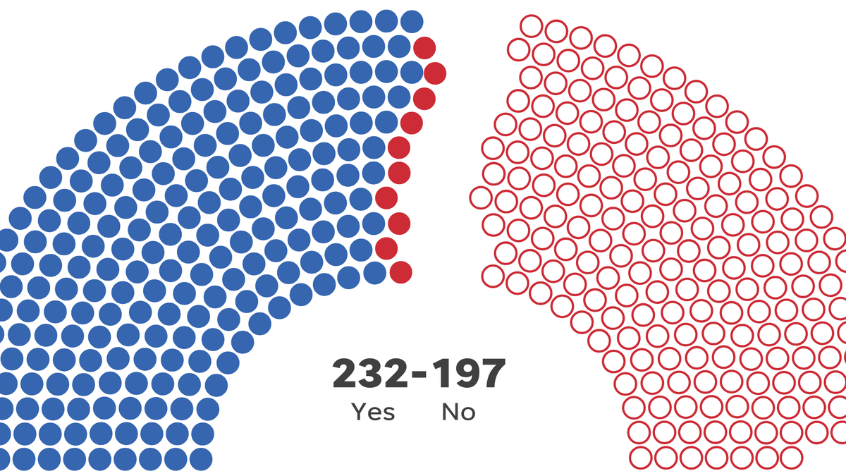 Impeachment: 3 charts show House's historic decision against Trump