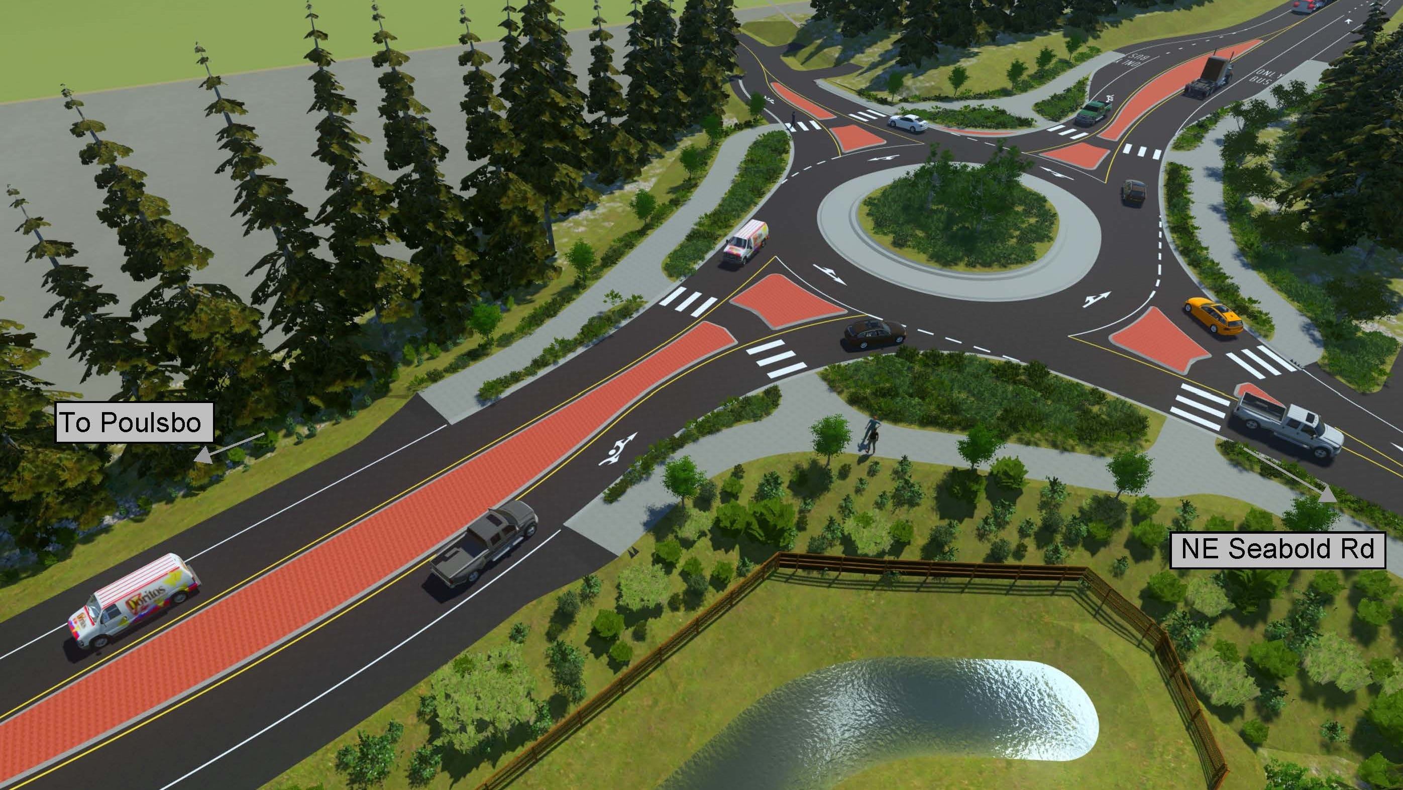 WSDOT Work on Bainbridge Highway 305 roundabouts to begin this year