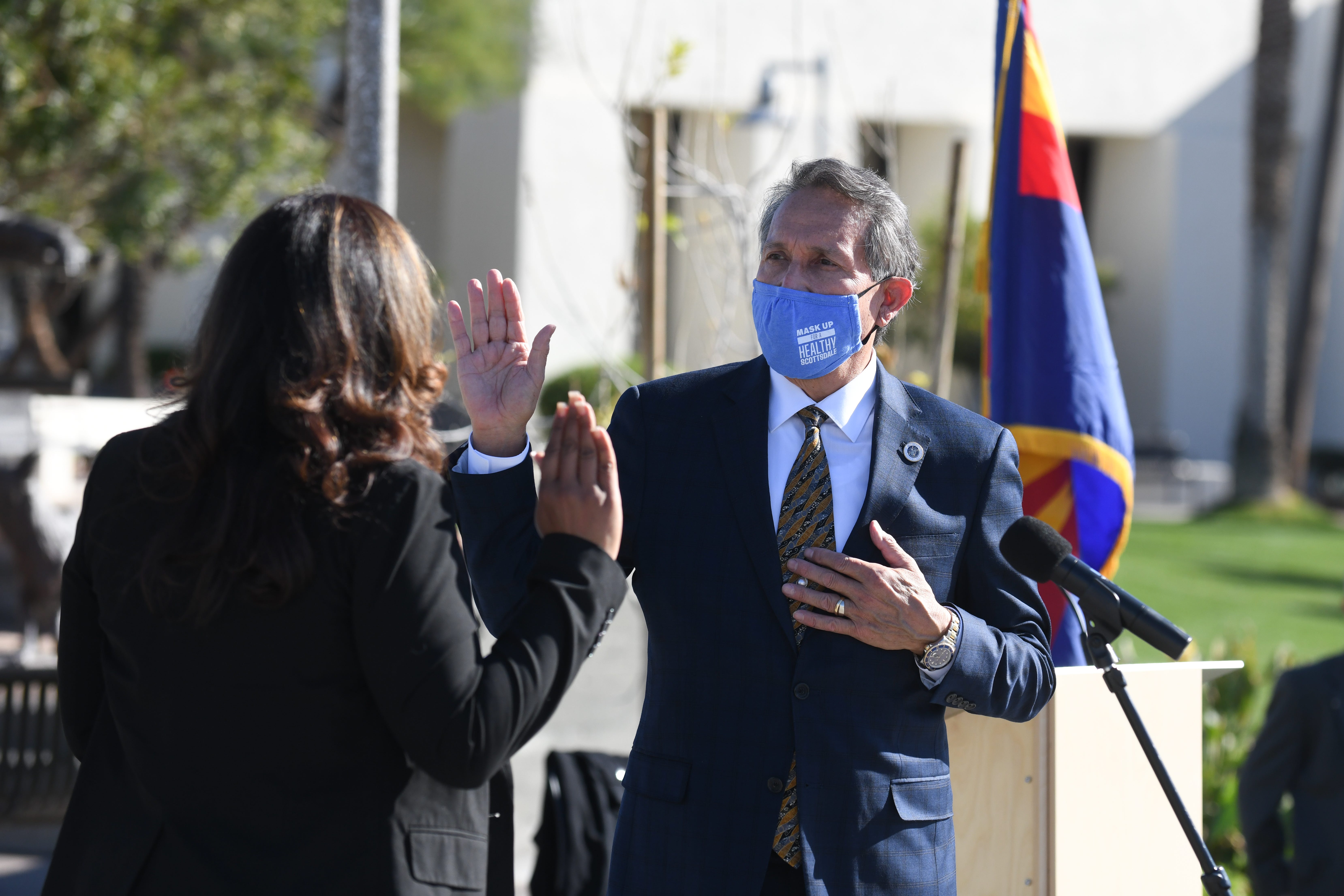 New Scottsdale Mayor David Ortega Reinstates City Mask Mandate