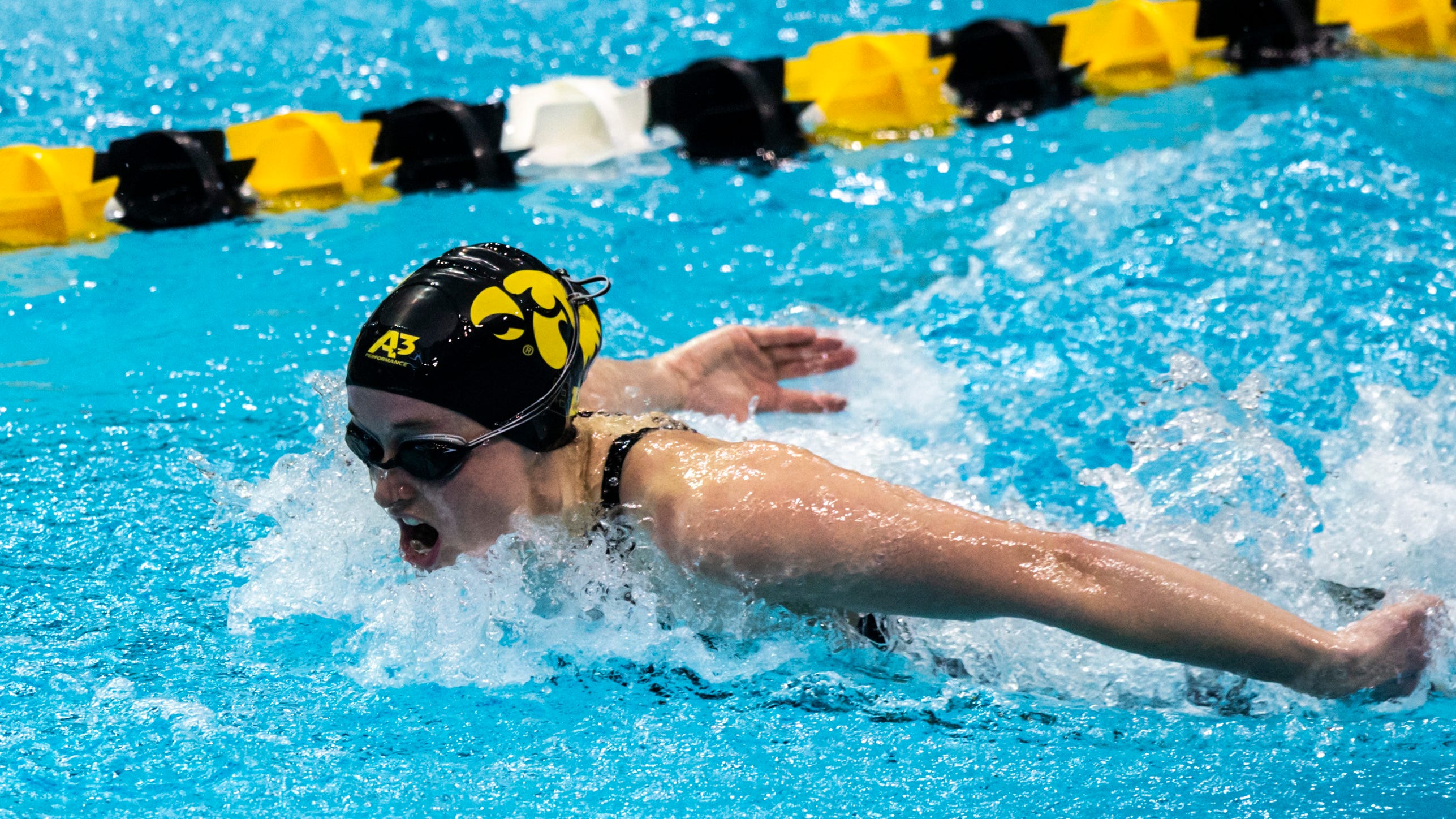 Iowa swimmers focus on positives during what may be final home meet in