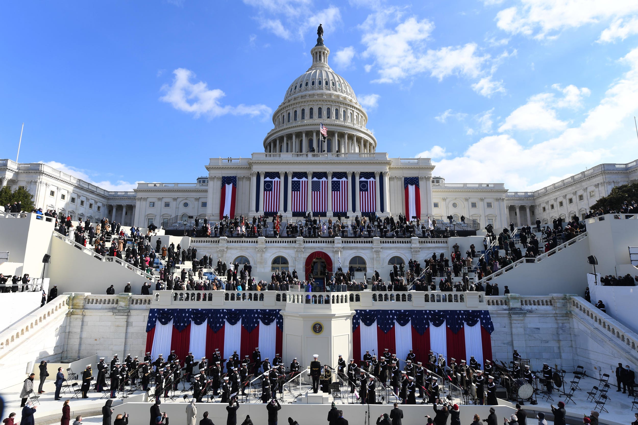 Inauguration Day Photos Historic Images Capture Mood Of Washington 6966