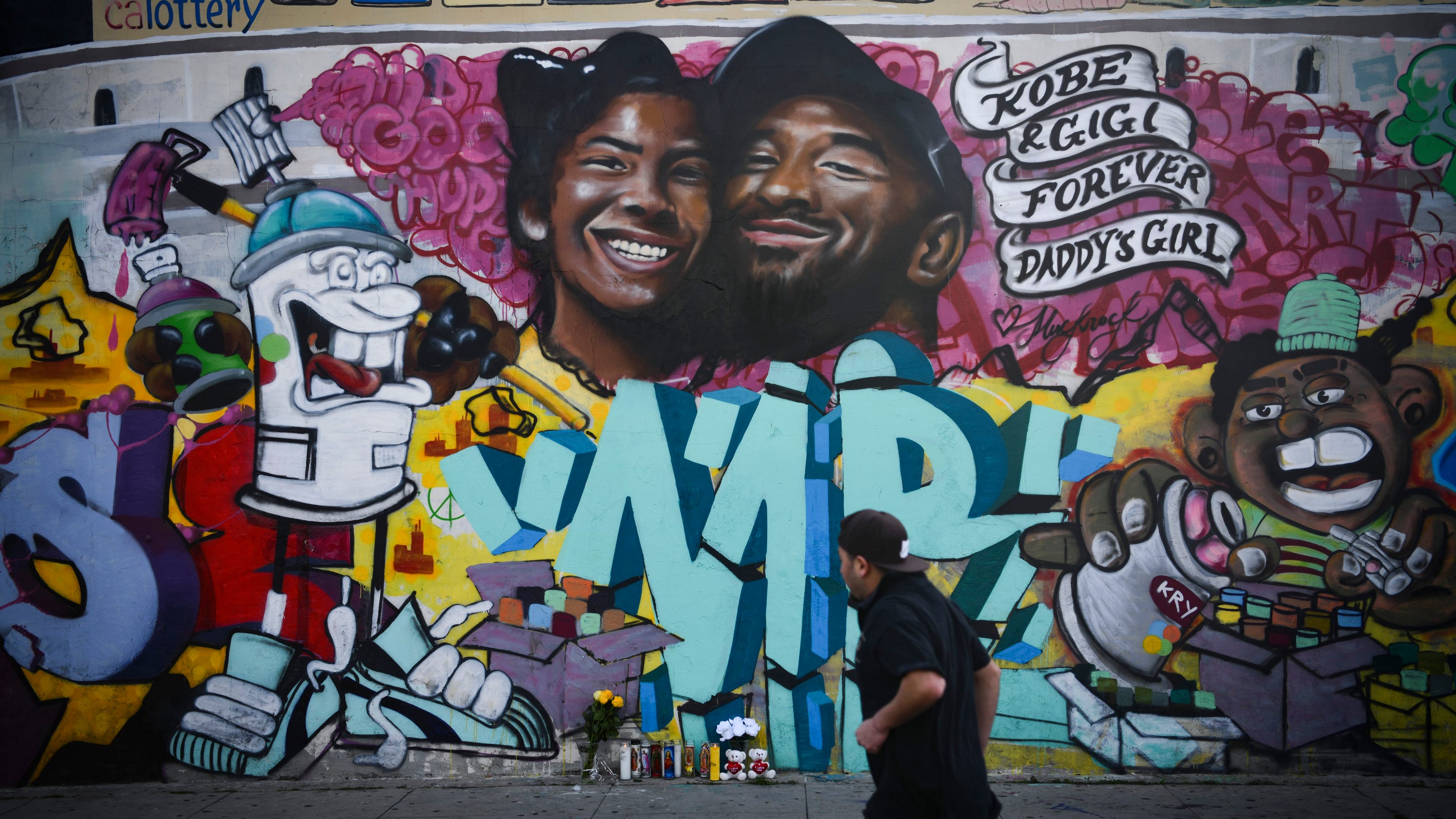 Kobe & Gianna Bryant Murals Locations in Los Angeles and Worldwide
