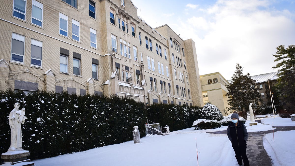 Health care workers from St. Elizabeth Medical Center, who wish to remain anonymous, say they are trying to care for too many patients with too little help as the number of COVID-19 patients surged in December and January. Both St. Elizabeth and St. Luke's have been rapidly approaching capacity.