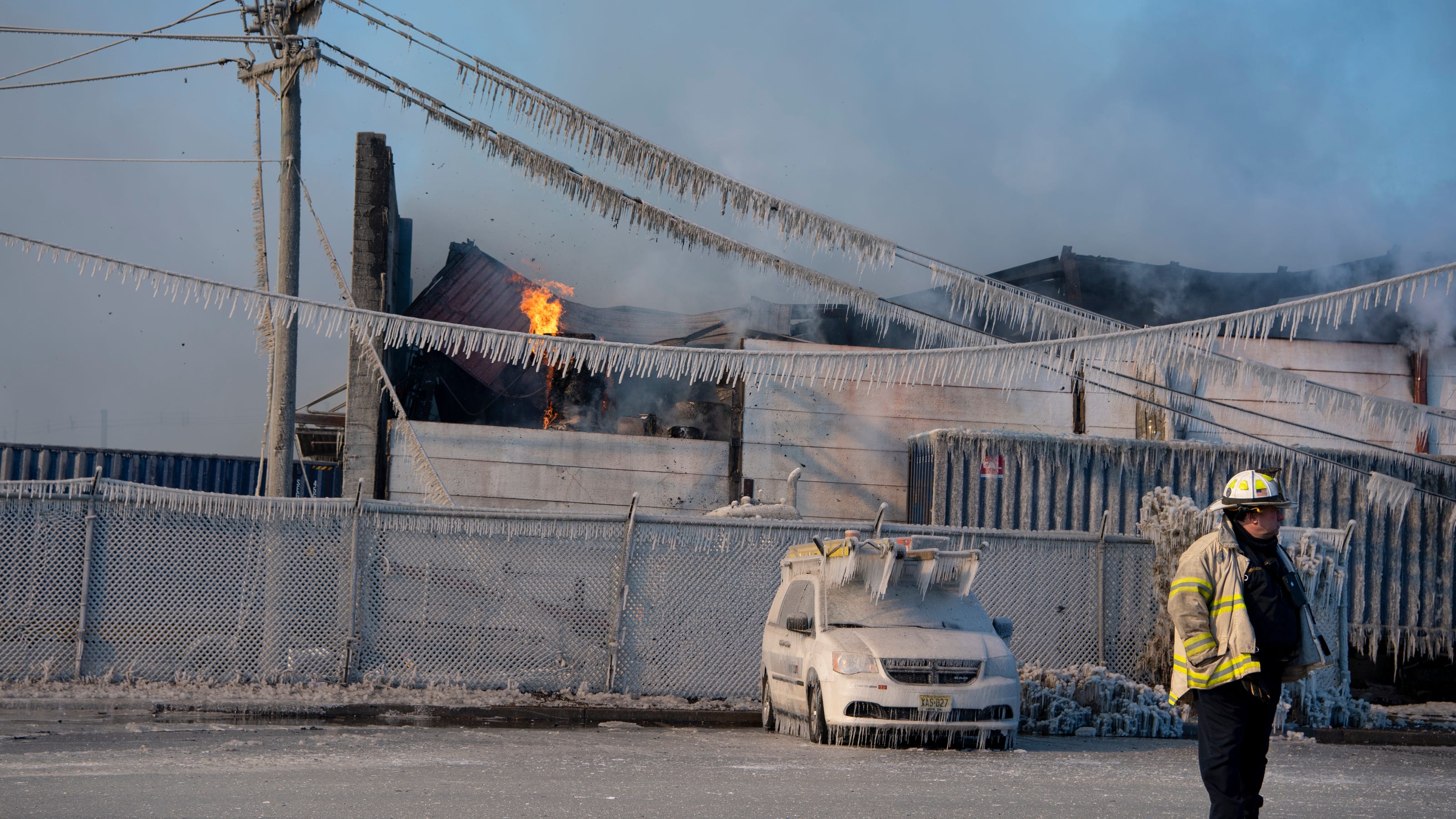 Passaic NJ fire Atlantic Coast Fibers employees 'anxious' after blaze