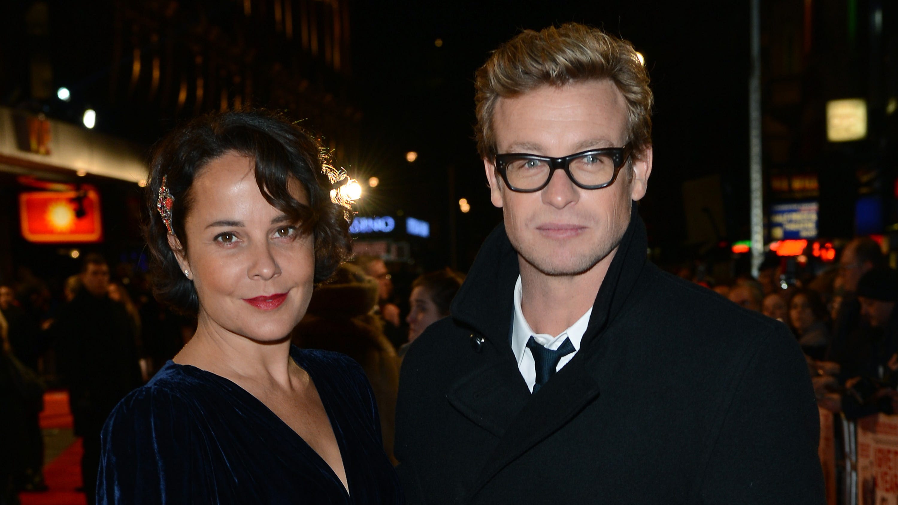 simon baker children first marriage