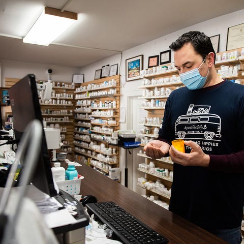 Neal Smoller, owner of the Village Apothecary in W