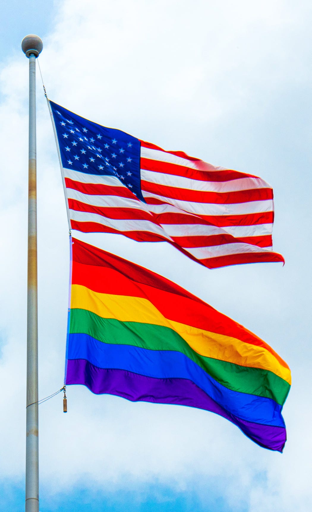 what states are flying the gay pride flag