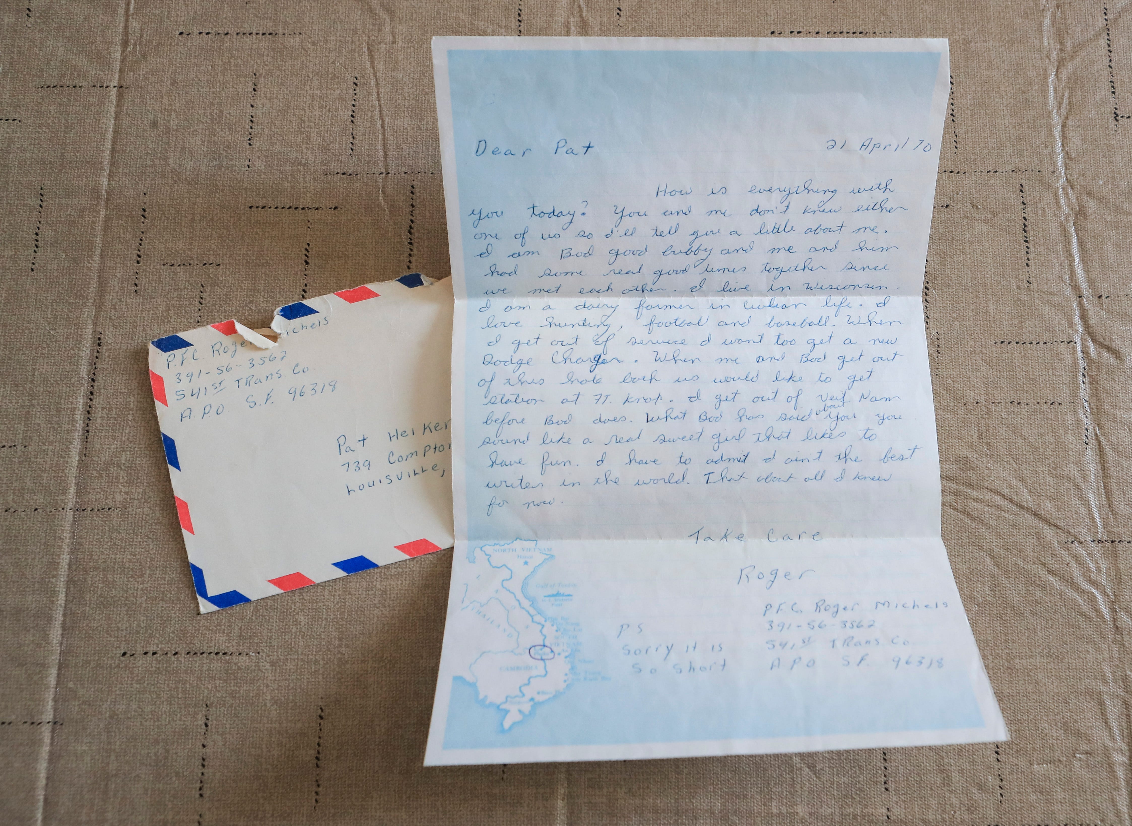 Vietnam War Soldier S Love Letter Results In 50 Years Of Marriage   458b2b94 01a8 43d7 A29d 1ebbaaadad33 TheMichelsLove 3.JPG