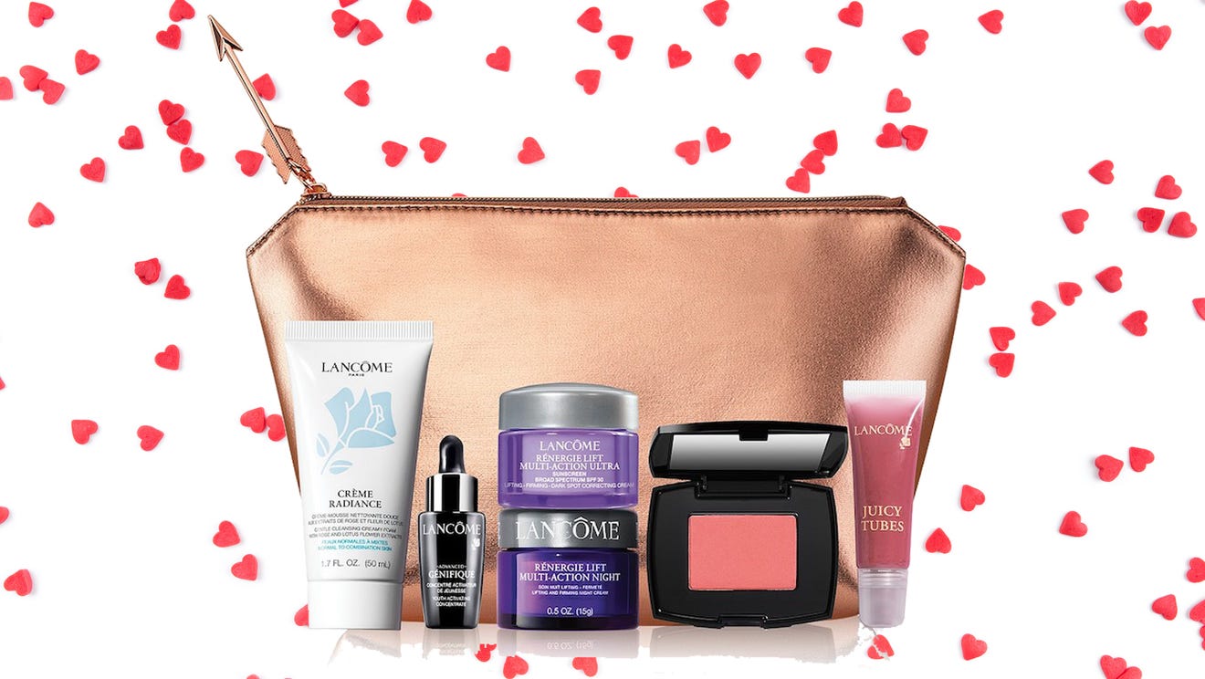 Lancôme gift with purchase Get a 7piece bag of makeup for free at Macy's