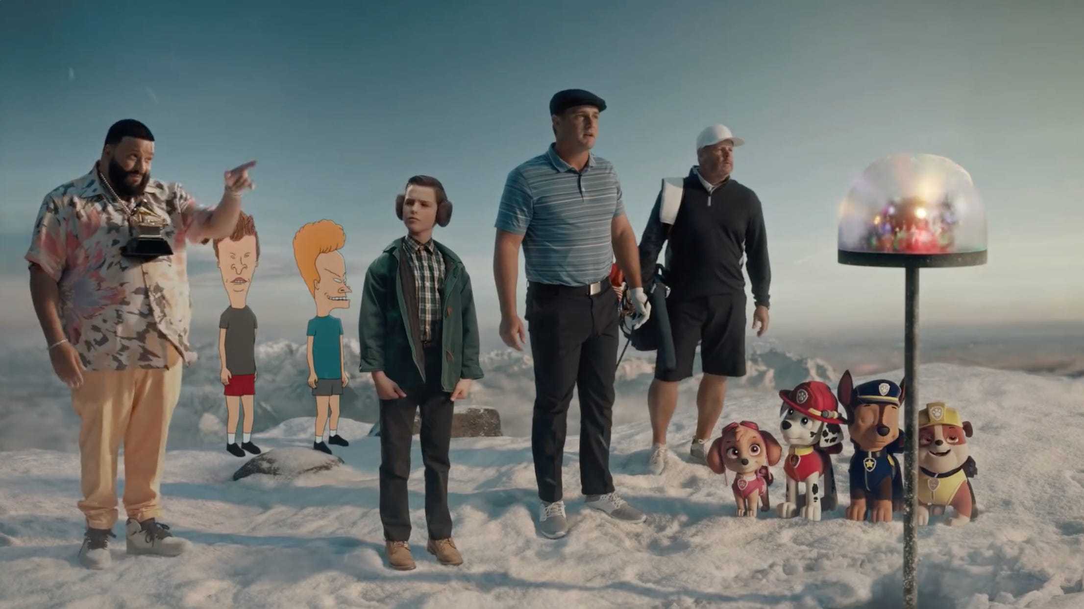 In the third of four ads, Paramount Plus gathers its stars on the top