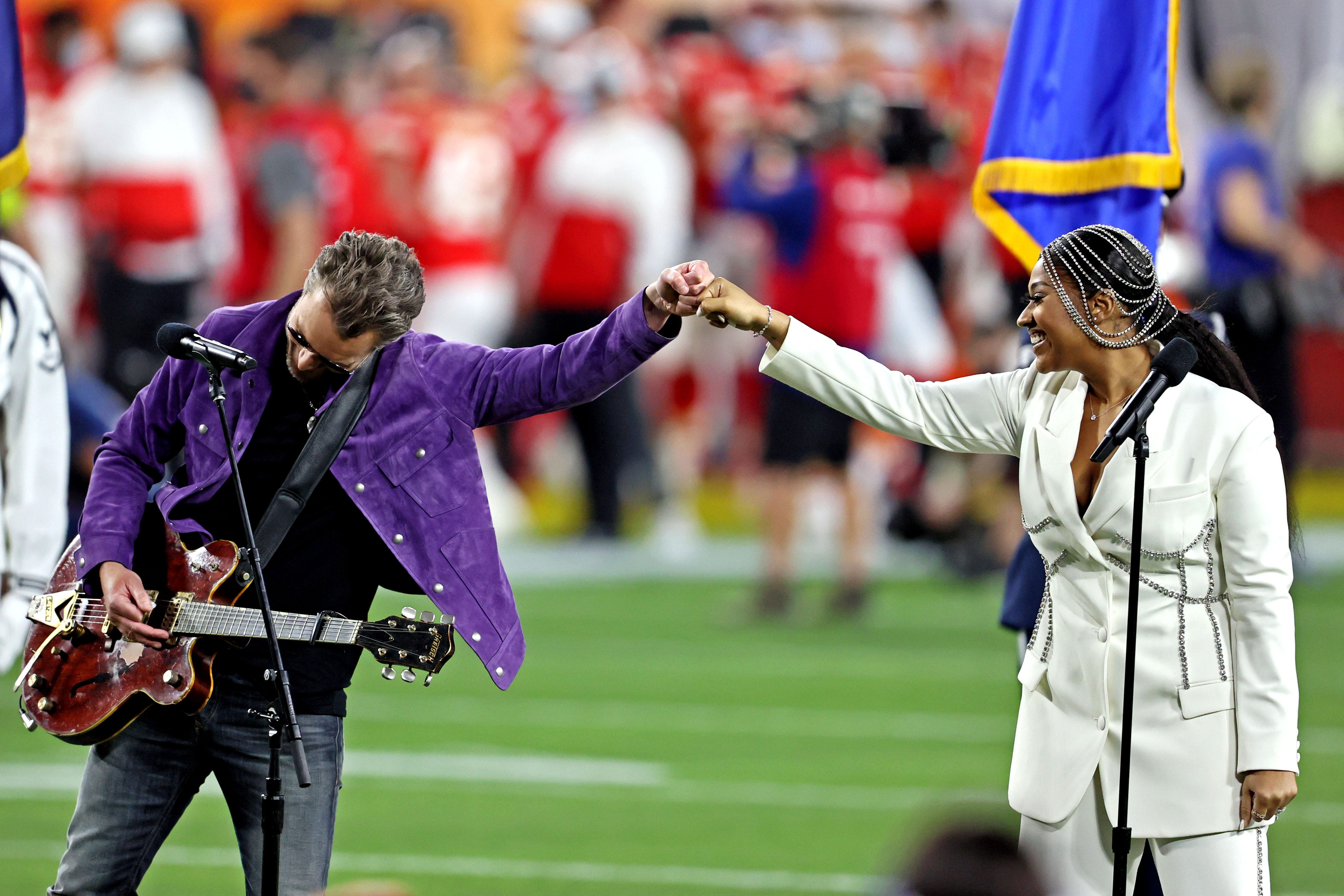 eric church national anthem super bowl