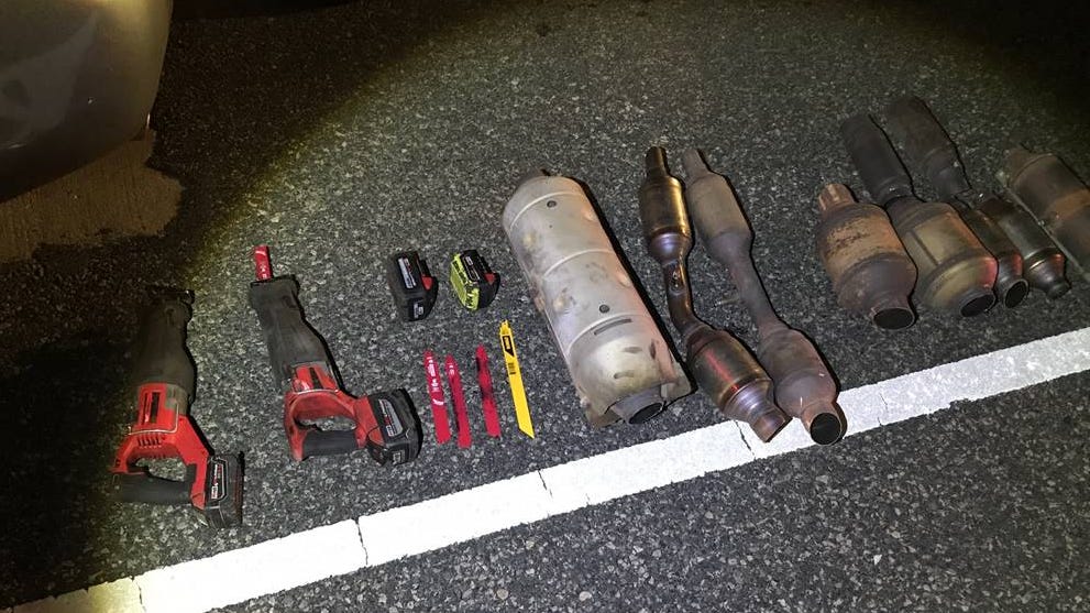 Catalytic converter theft investigation in Fillmore nets five arrests