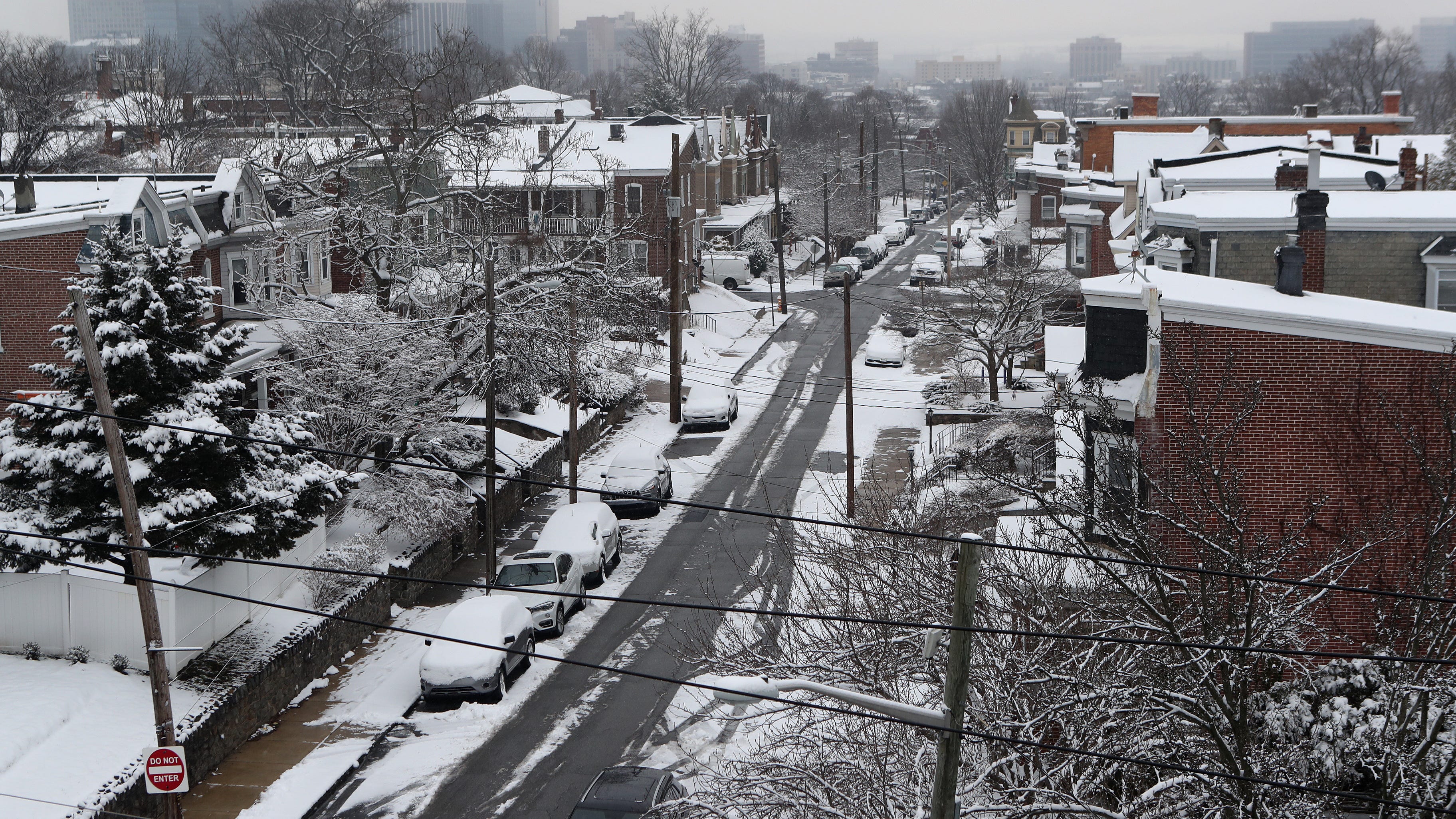 Winter starts with small amount of snow on ground in Delaware