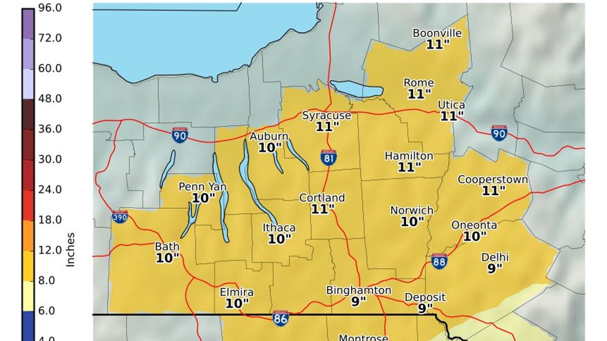 The National Weather Service has issued a winter storm watch from Feb. 15 to Feb. 16.