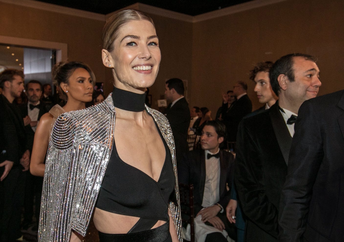 rosamund pike i care a lot coat