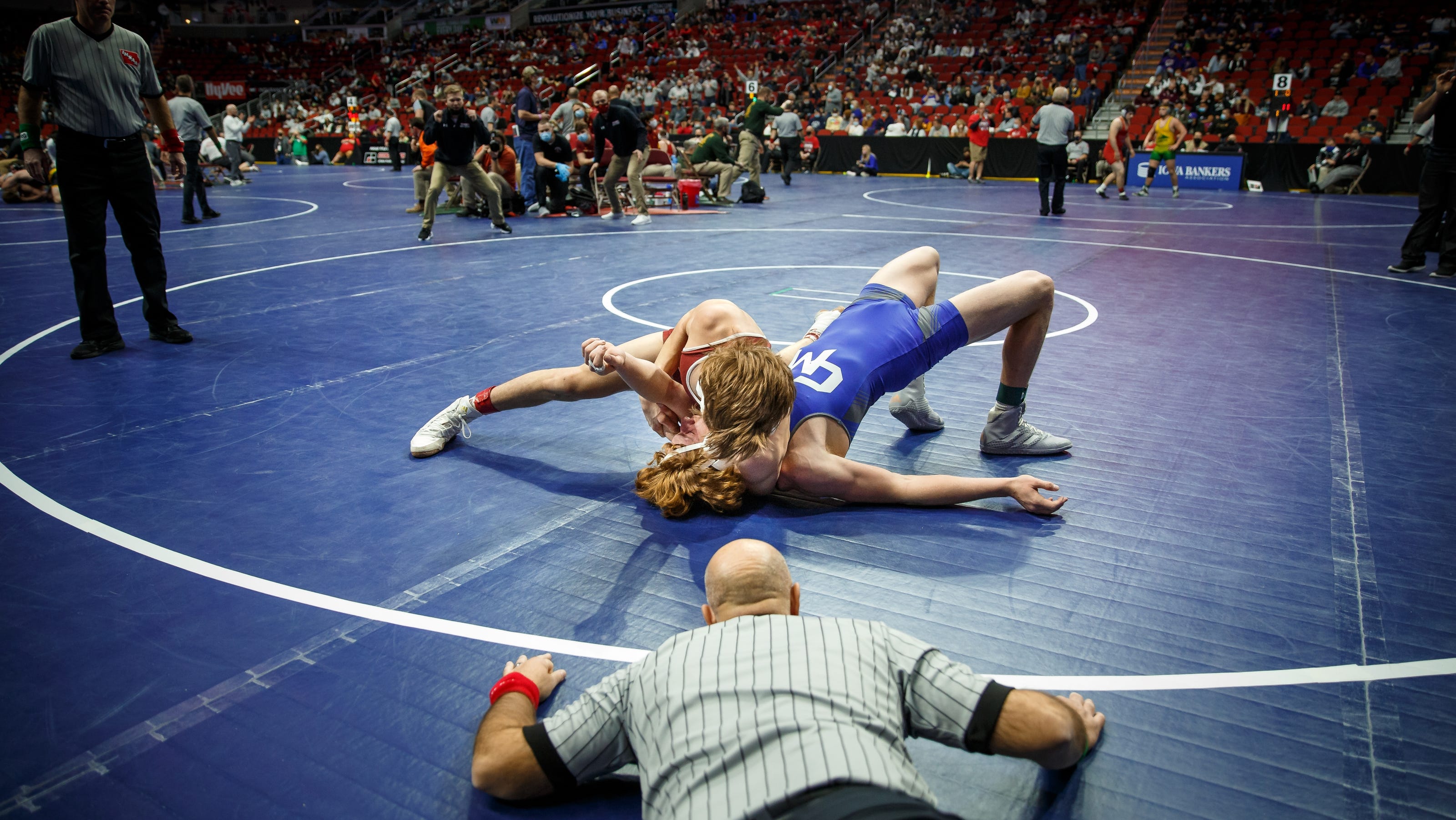 Live updates Day 2 of the Iowa high school state wrestling tournament