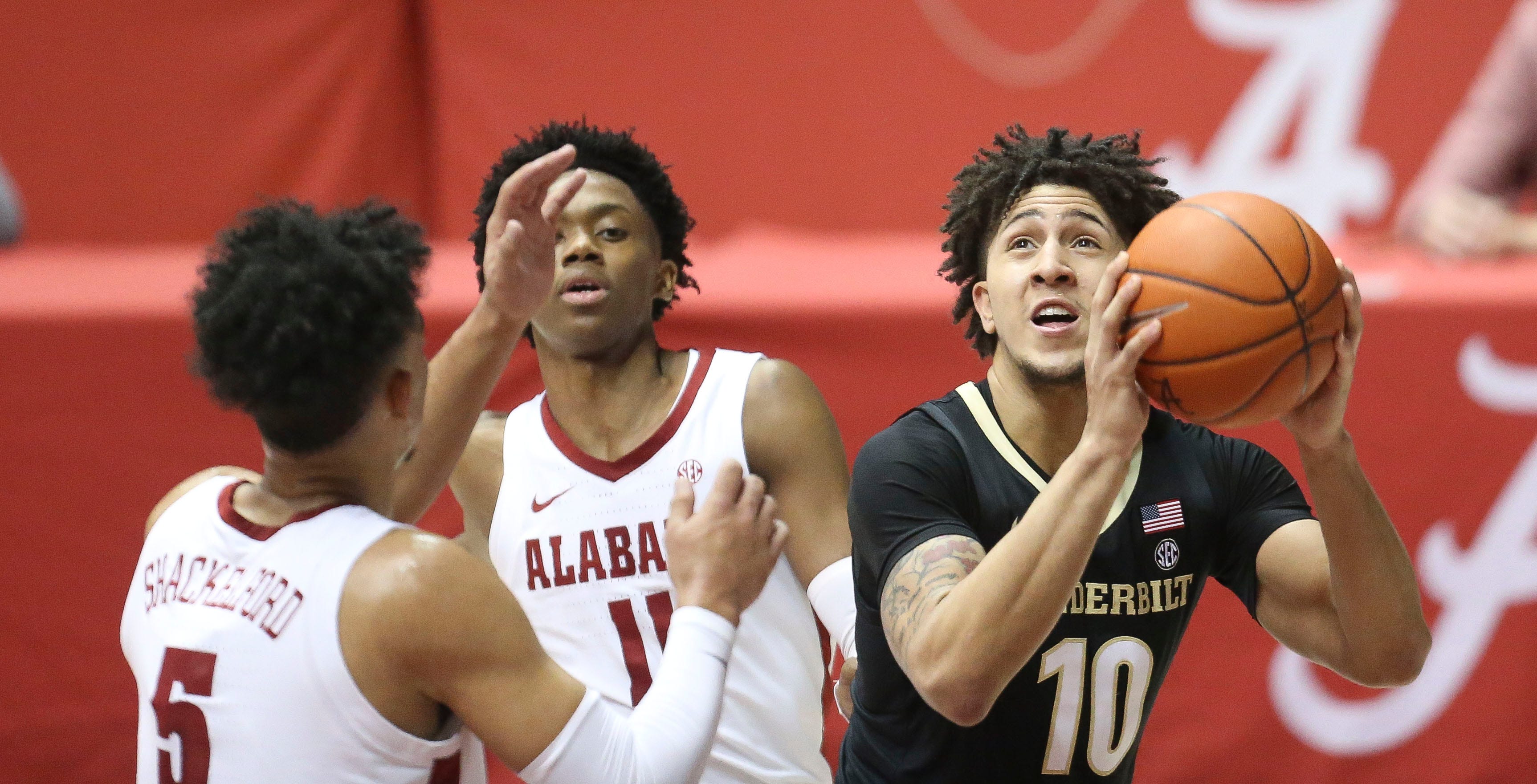 No. 9 Alabama Vs. Vanderbilt Men's Basketball Video Highlights, Score