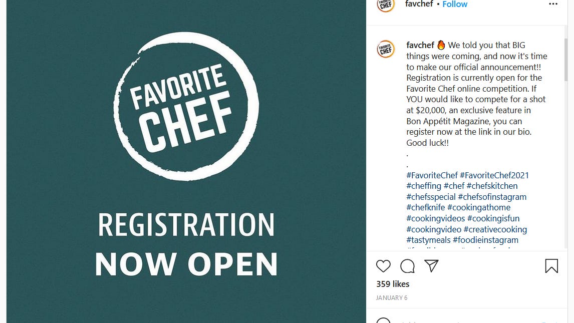 Is the Favorite Chef competition a scam? Here's what we know so far