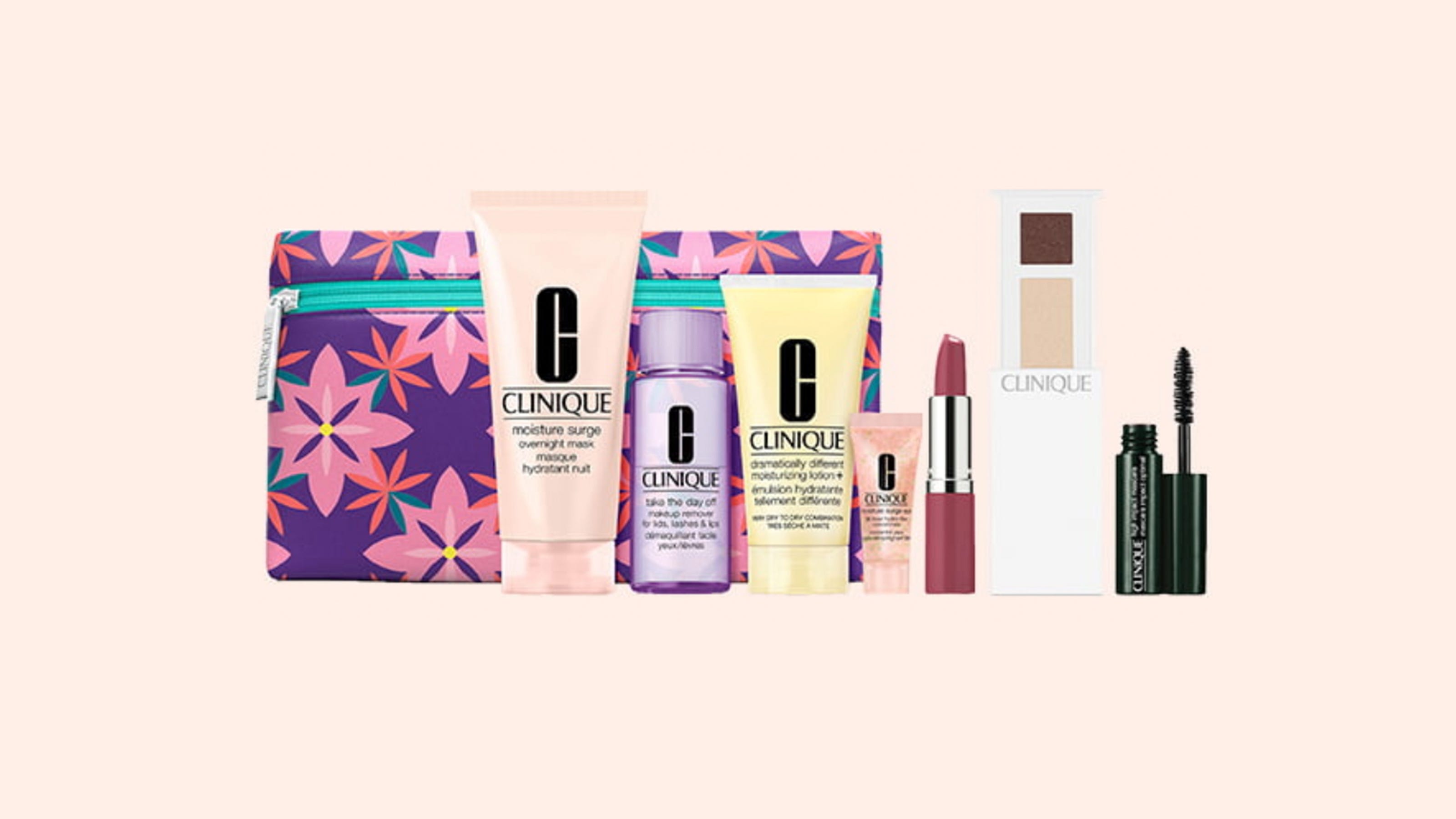You can get a free 8-piece Clinique gift with purchase right now at Nordstrom