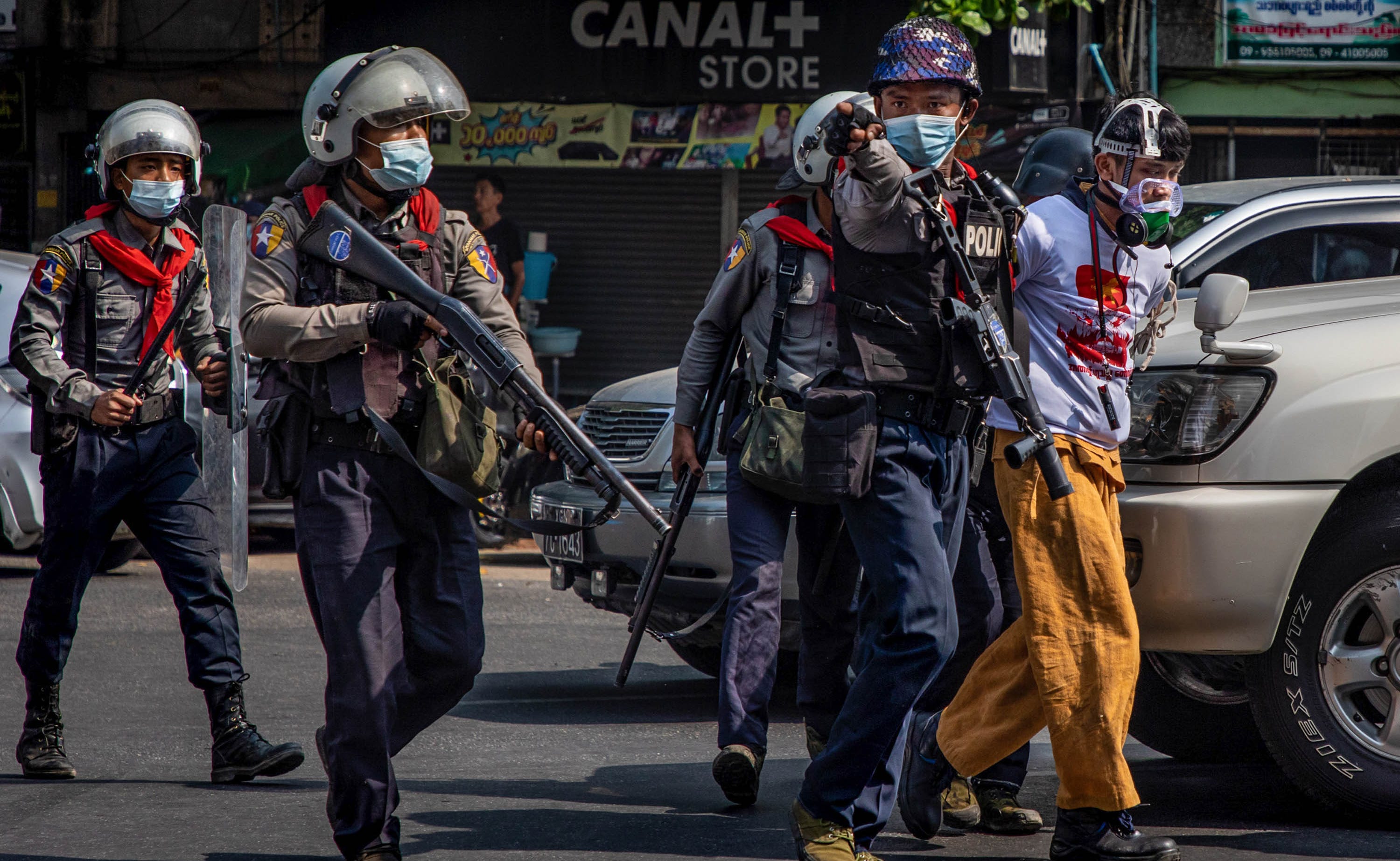 Myanmar Anti Coup Protesters Killed As Police Intensify Use Of Force