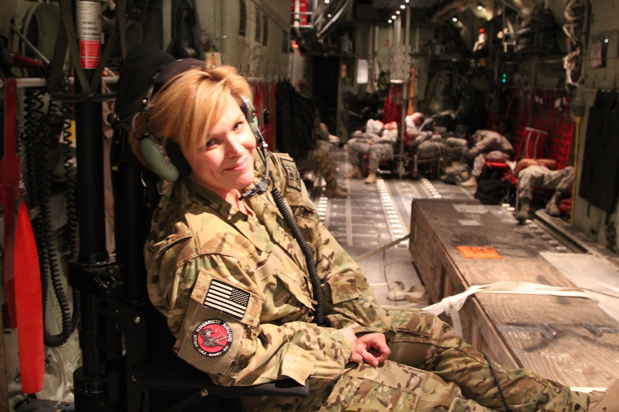 Always interested in flying, Christine Clayburg served as a loadmaster for C-130 cargo planes in the California Air National Guard.