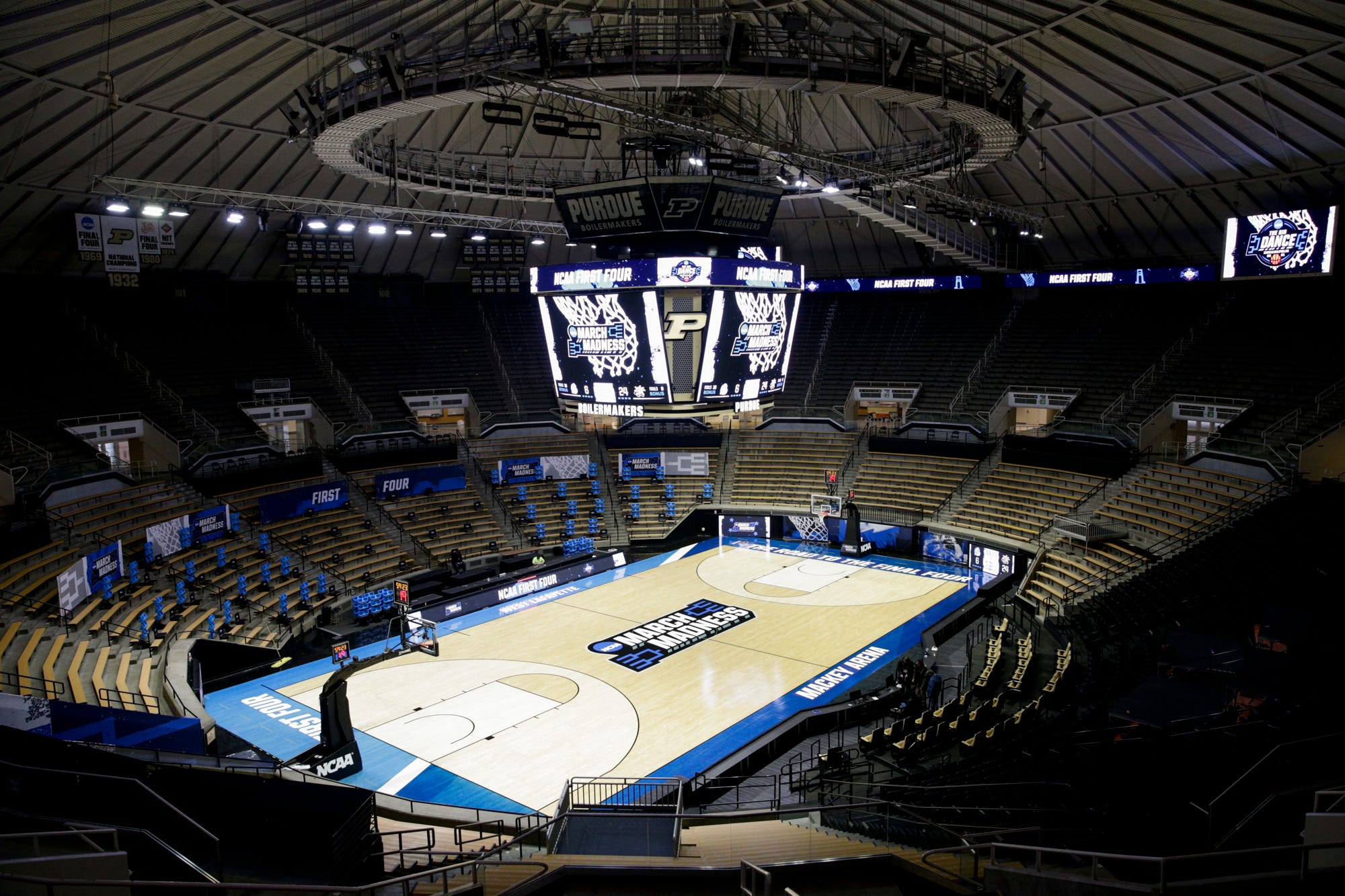 NCAA Tournament 2021: Purdue's Mackey Arena Transforms For Tournament