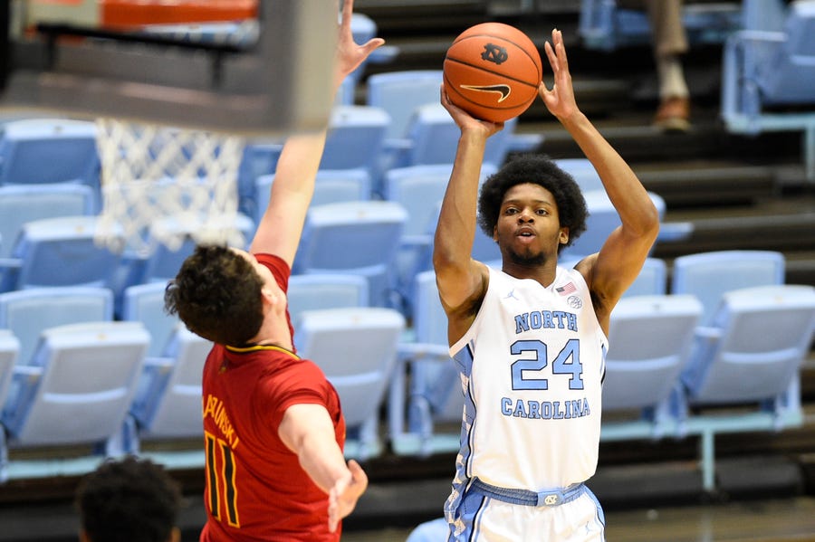 Can Wisconsin contain North Carolina's Kerwin Walton, the Tar Heels' three-point shooting star?