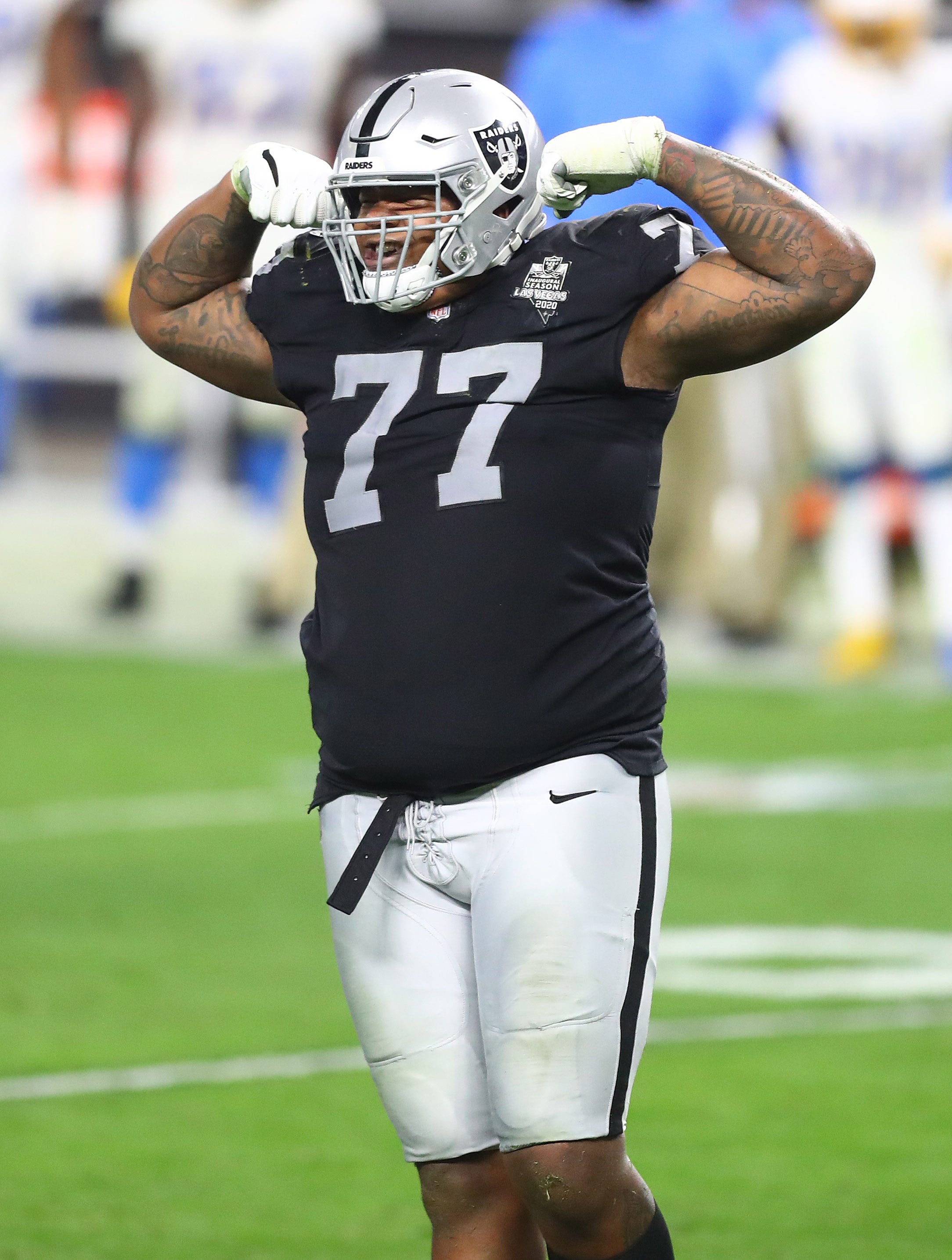 trent brown helmet