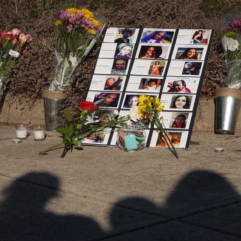 Vigil for the the women who died in the Atlanta ma