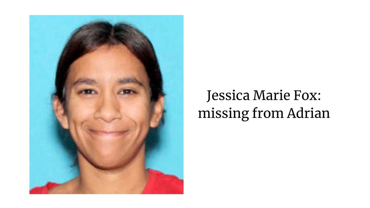 Jessica Marie Fox, missing from Adrian