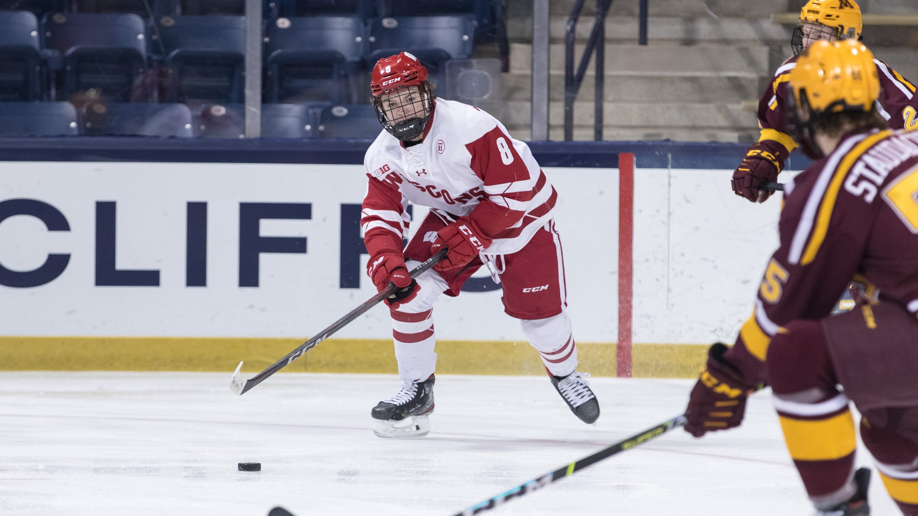 Cole Caufield the second Wisconsin hockey player to win the
