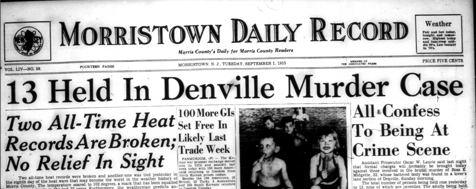 Denville Nj Author Unearths History Of 1953 Murder Of Ross Midgette