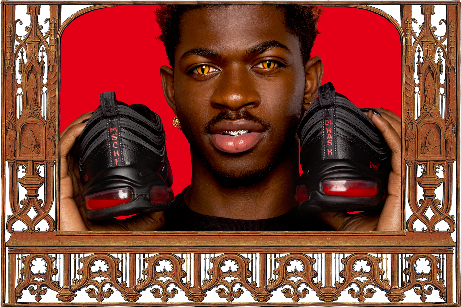 Lil Nas X S Satan Shoes Halted For Now After Nike Sues Designer Mschf - roblox satanic group