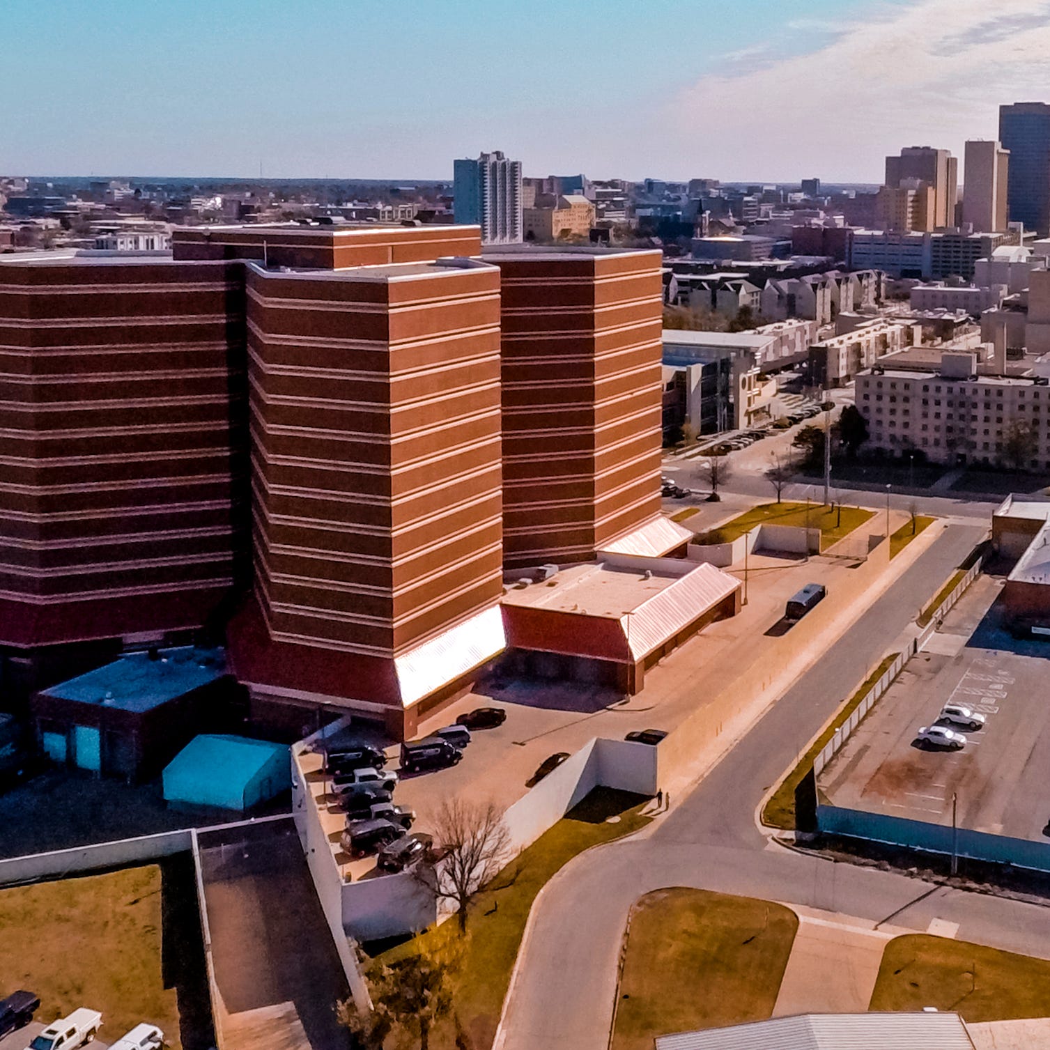 The Oklahoma County Jail in Oklahoma City, Okla on Wednesday, March 31, 2021. 