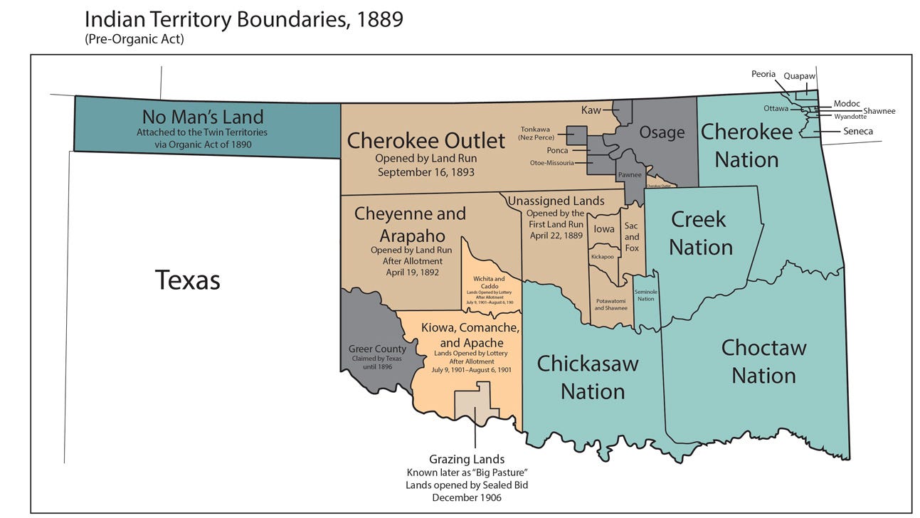 Choctaw Seminole reservations recognized by Oklahoma appeals court