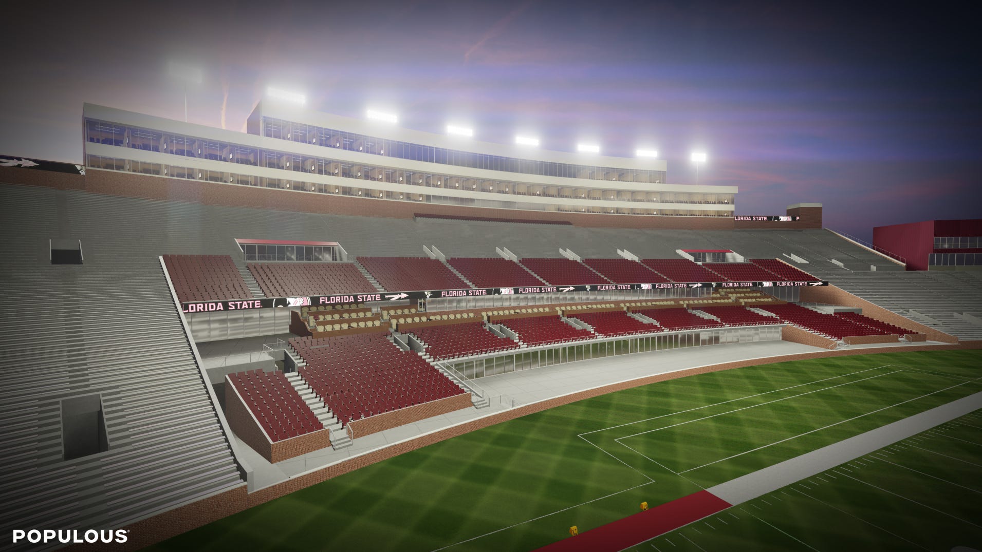 Doak Campbell Stadium FSU shares renovation plans for football stadium